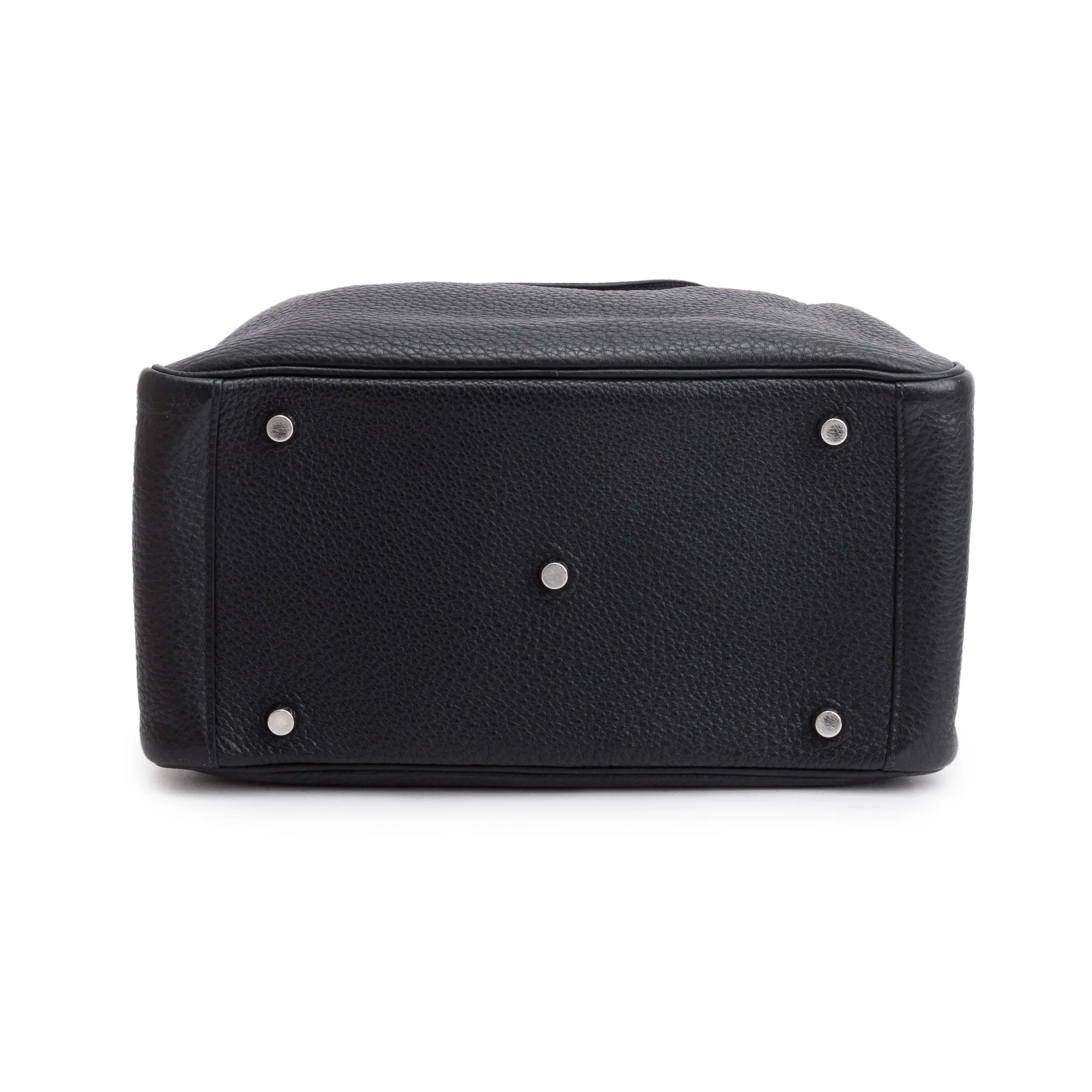 Hermes Noir Clemence Leather Lindy 30 - Image 6