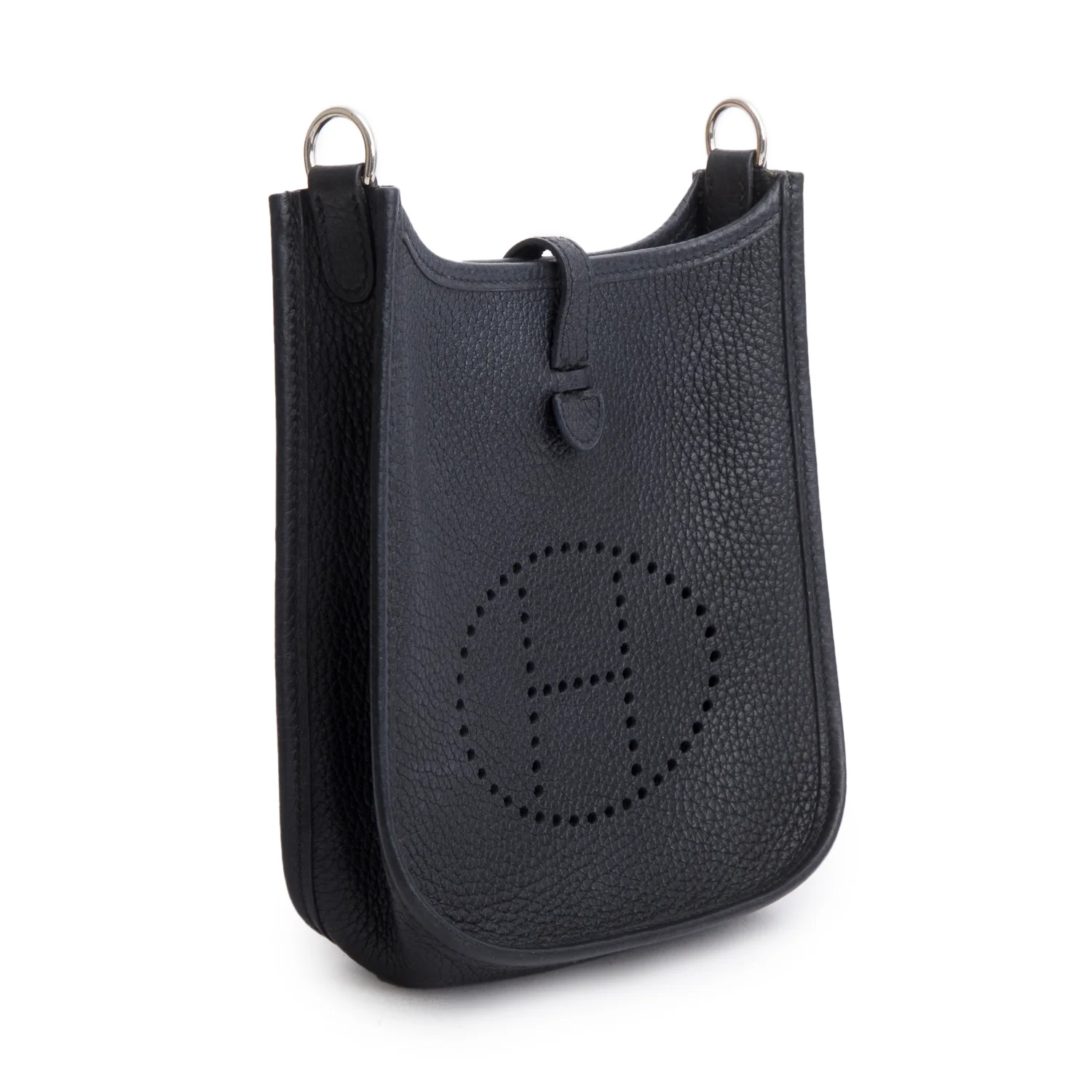 Hermes Noir Taurillon Clemence Amazone Evelyne TPM 16 w/ Box - Image 5