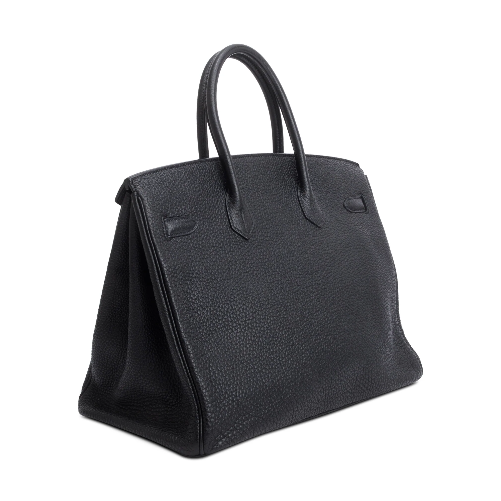 Hermes Noir Taurillon Clemence Birkin 35 - Image 4