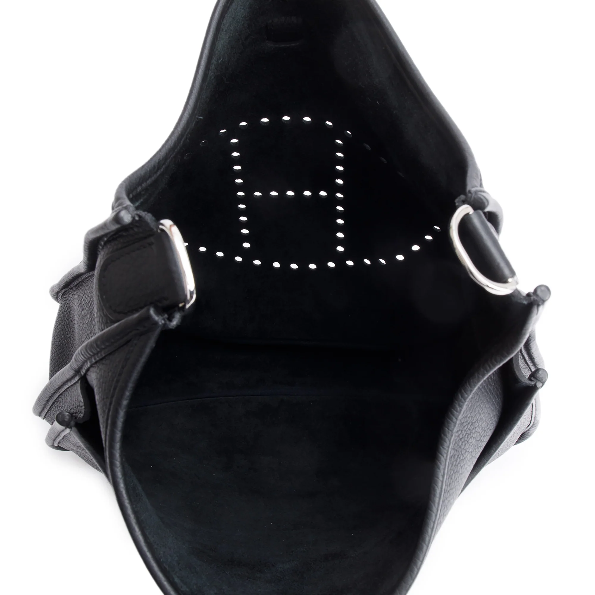 Hermes Noir Taurillon Clemence Evelyne III 29 Bag - Image 7