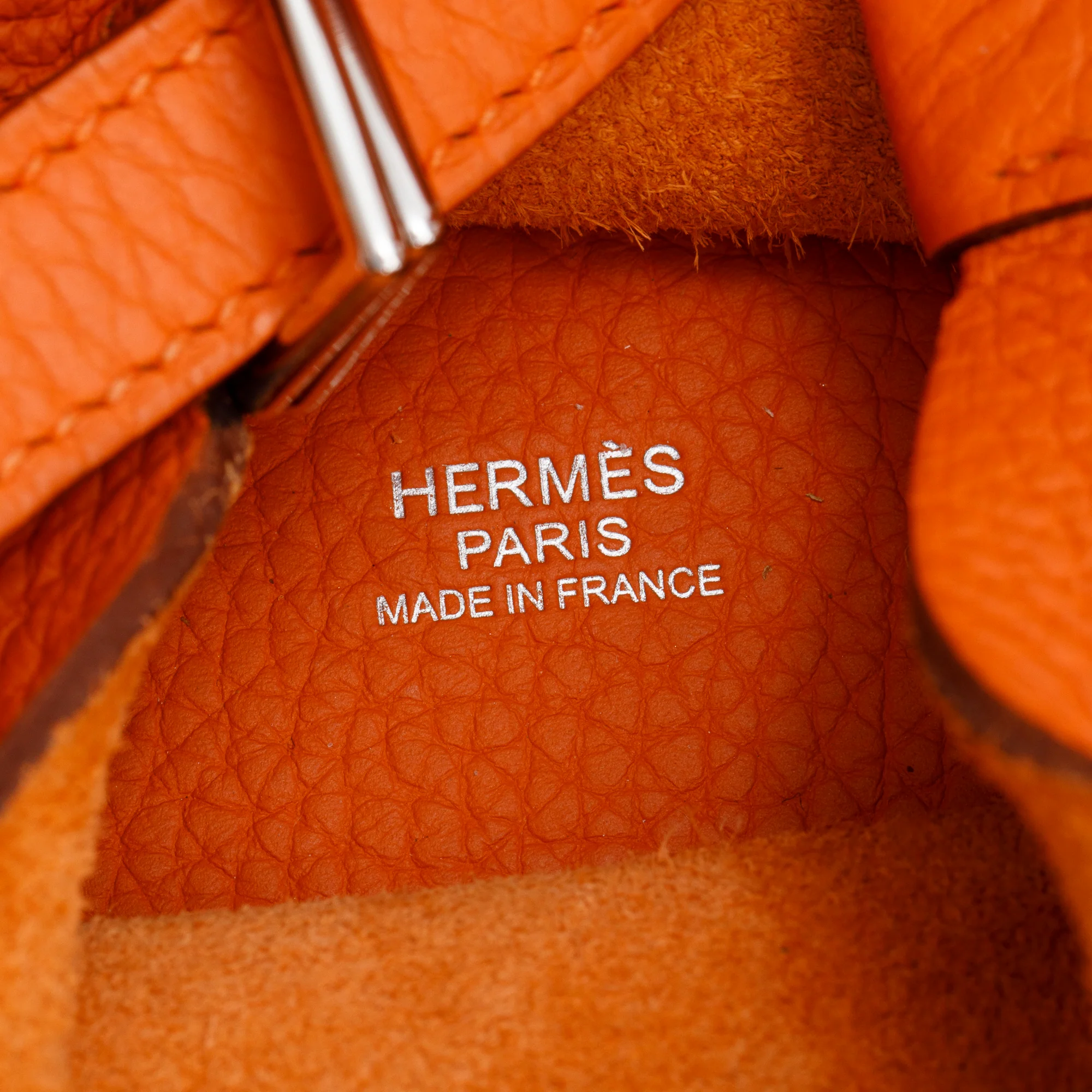 Hermes Orange H Taurillon Clemence Picotin Lock 18 - Image 7