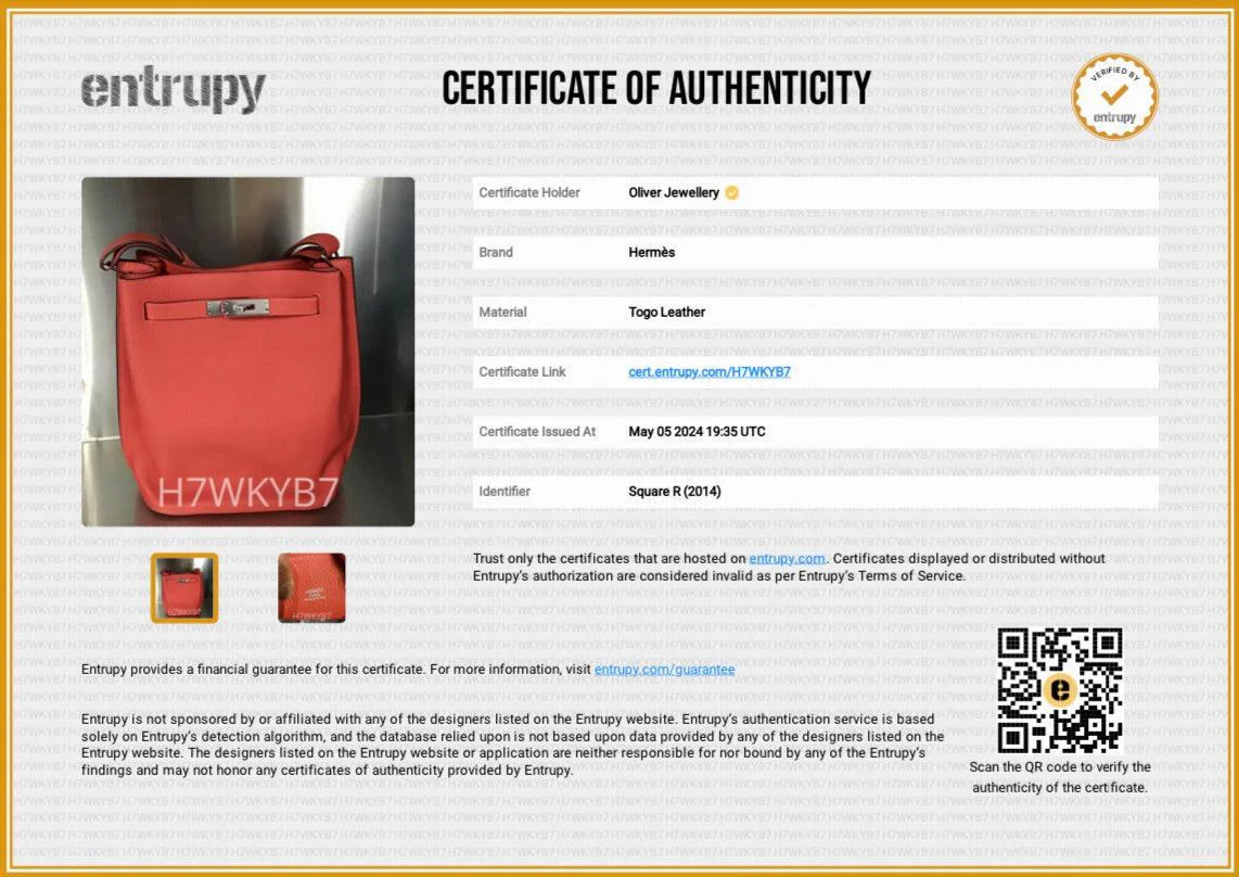 Hermes Rouge Pivoine Togo Leather So Kelly 22 Bag - Image 10
