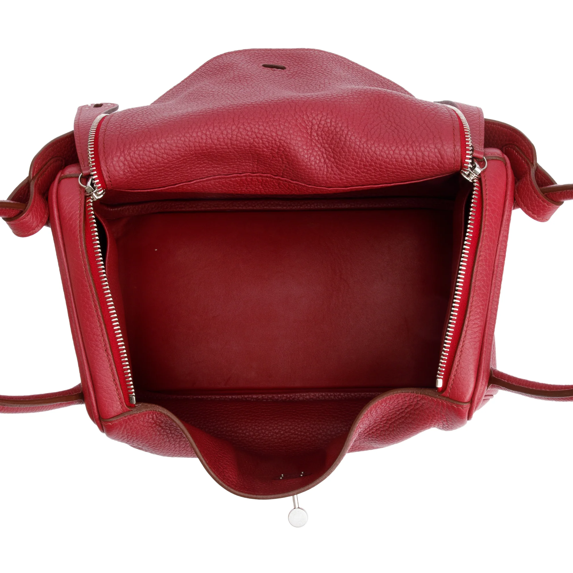Hermes Rubis Taurillon Clemence Leather Lindy 30 - Image 7