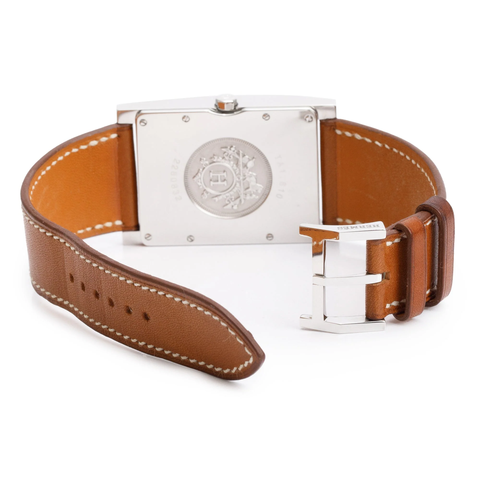 Hermes Stainless Steel Tandem 30 MM Watch w/ Box & Papers - Image 5