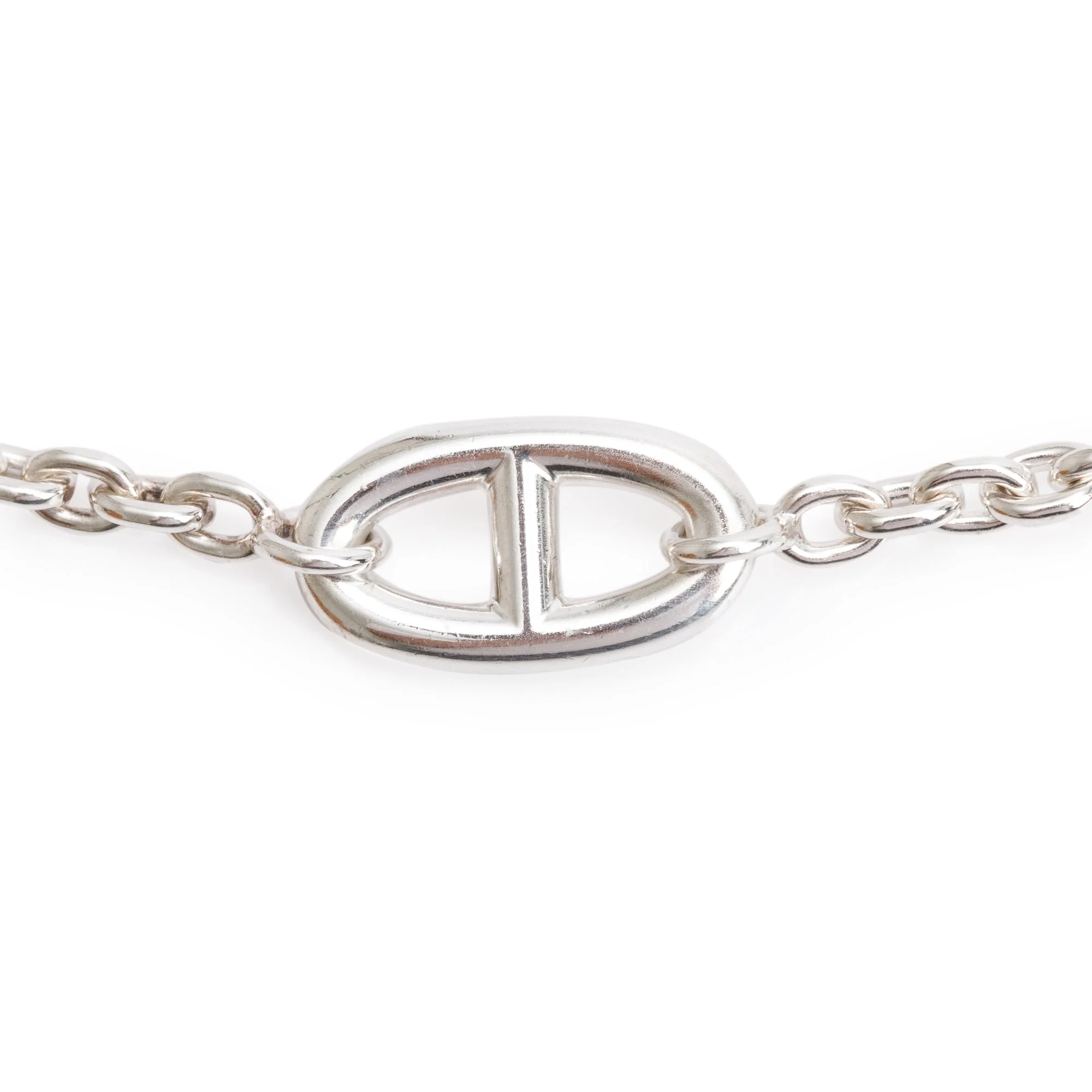 Hermes Sterling Silver Farandole Long Necklace, 120 cm w/ Box - Image 4