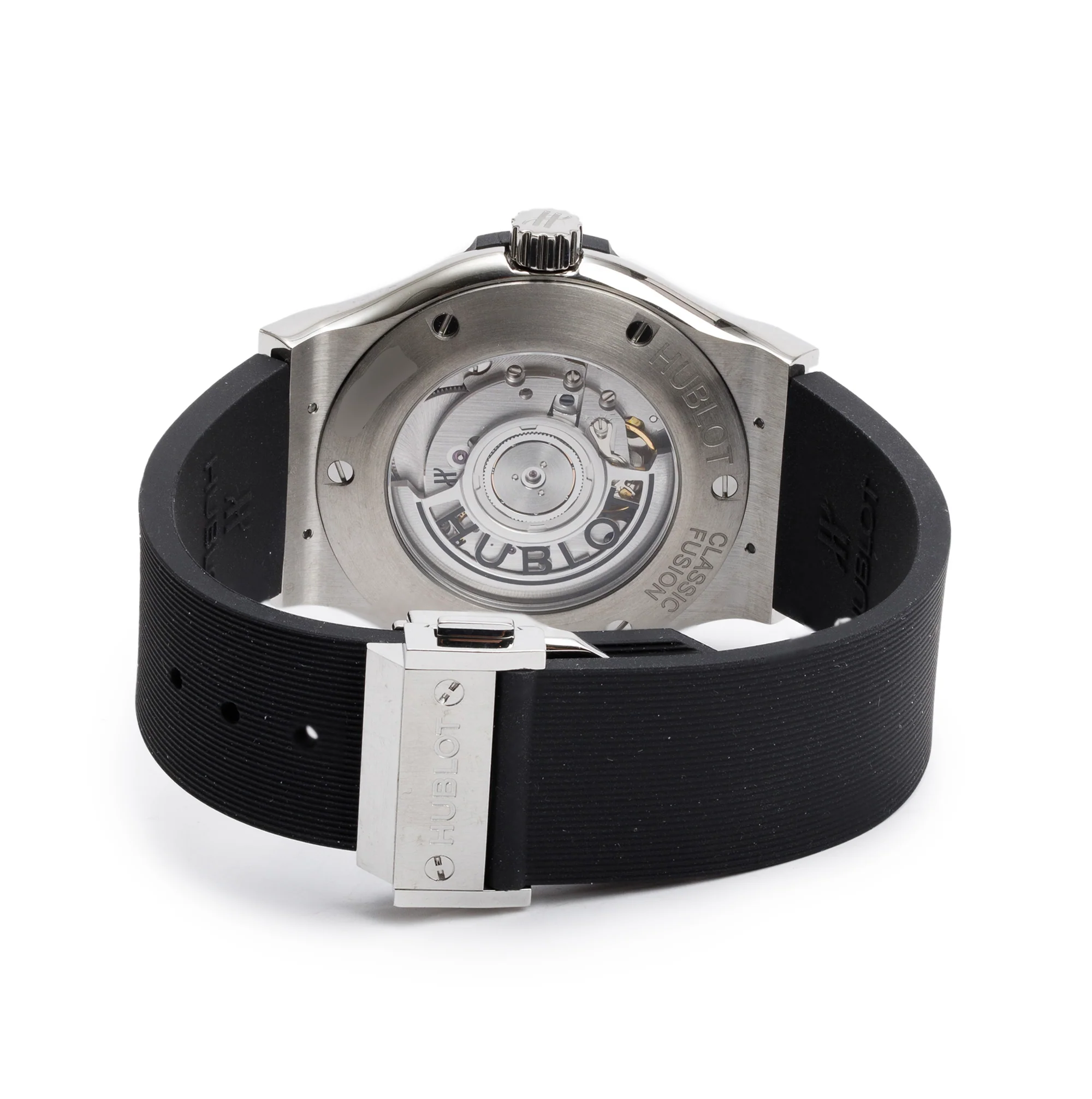 Hublot 2023 Titanium Classic Fusion 42 MM Automatic Watch White Dial w/ Box - Image 4