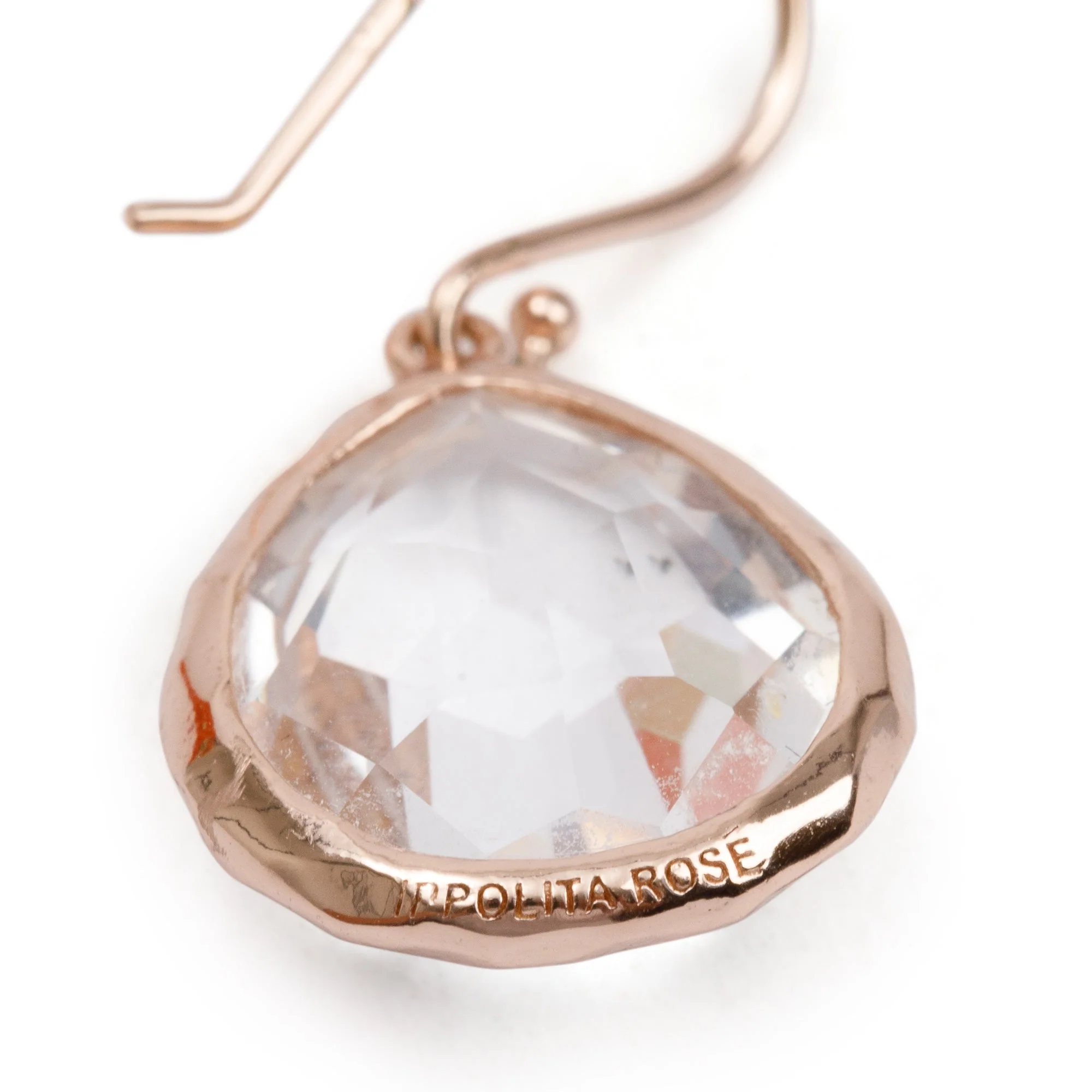 Ippolita Rose Gold Plated Sterling Silver Quartz Rock Candy Small Drop Earrings - Image 4