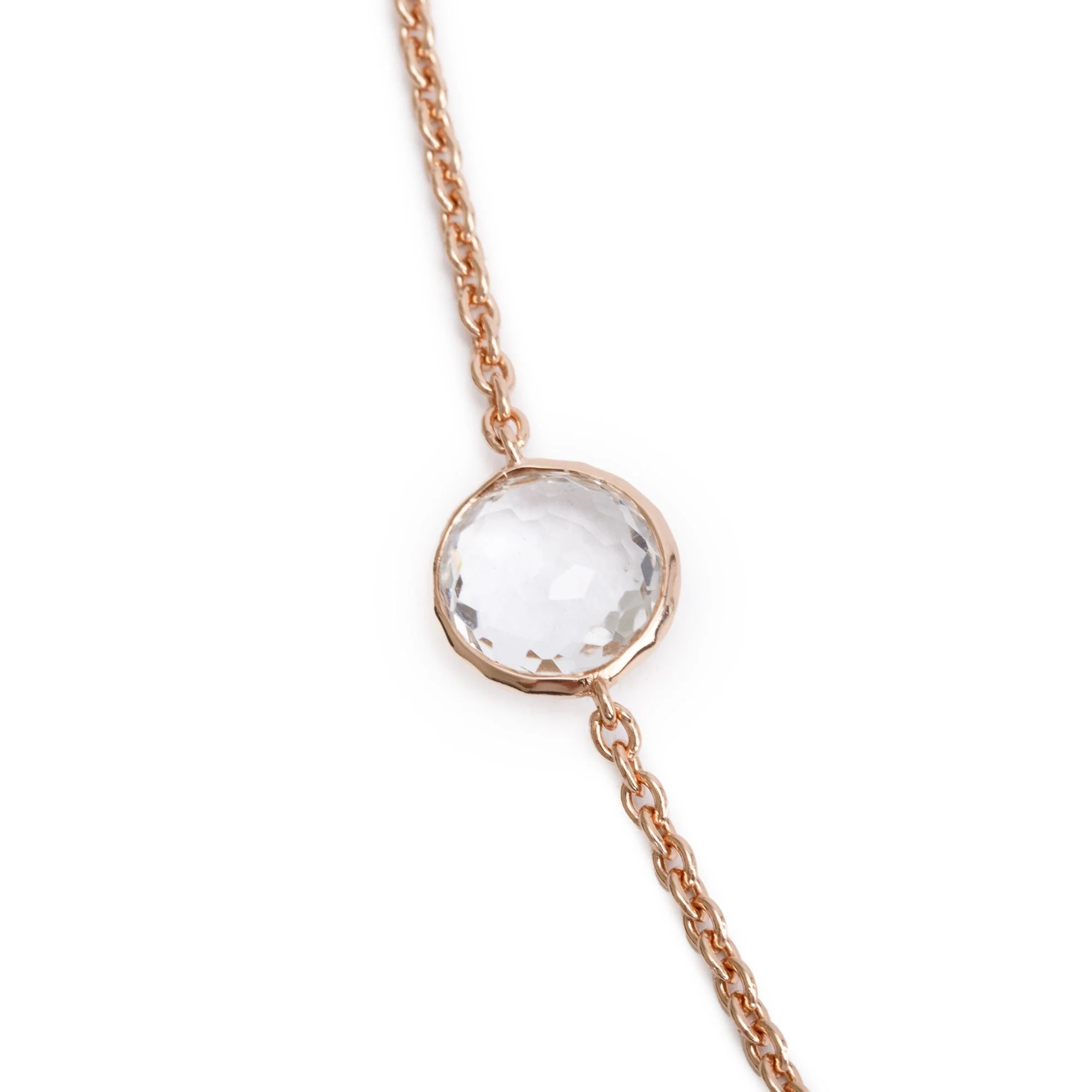 Ippolita Rose Gold Plated Sterling Silver Quartz Station Lollipop Necklace - Image 4