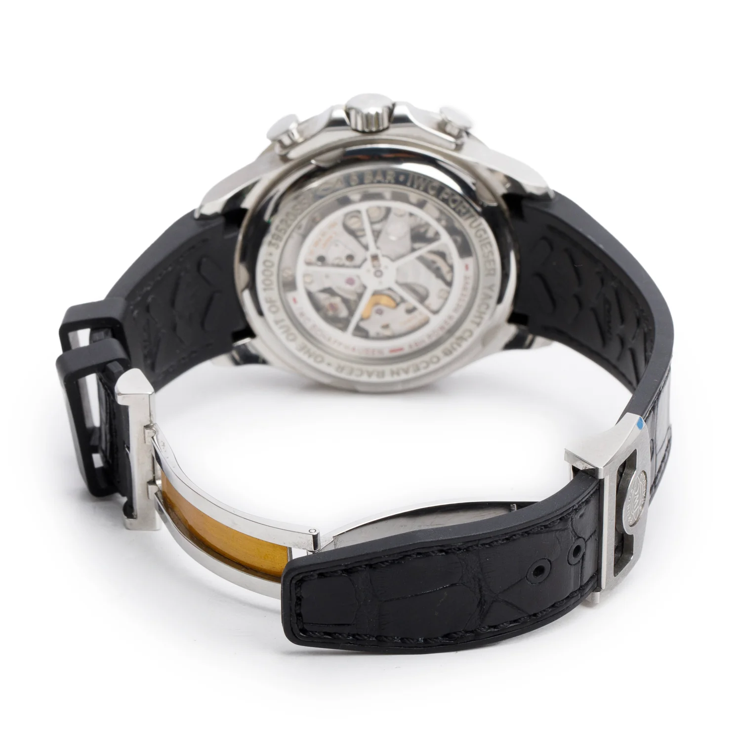 IWC Limited Edition Stainless Steel Portuguese Yacht Club 45.5 MM Automatic Chronograph Watch Silver Dial IW390216 w/ Box & Papers - Image 5