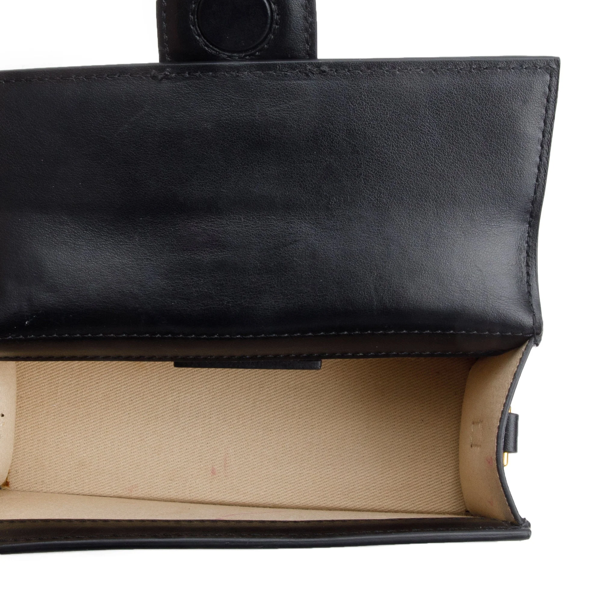 Jacquemus Black Leather Le Bambino Bag w/ Strap - Image 8