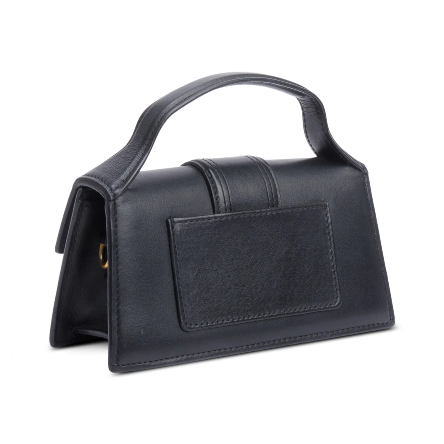 Jacquemus Black Leather Le Bambino Bag w/ Strap - Image 6
