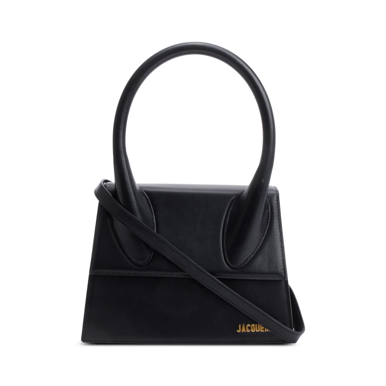 Jacquemus Black Leather Le Grand Chiquito Bag