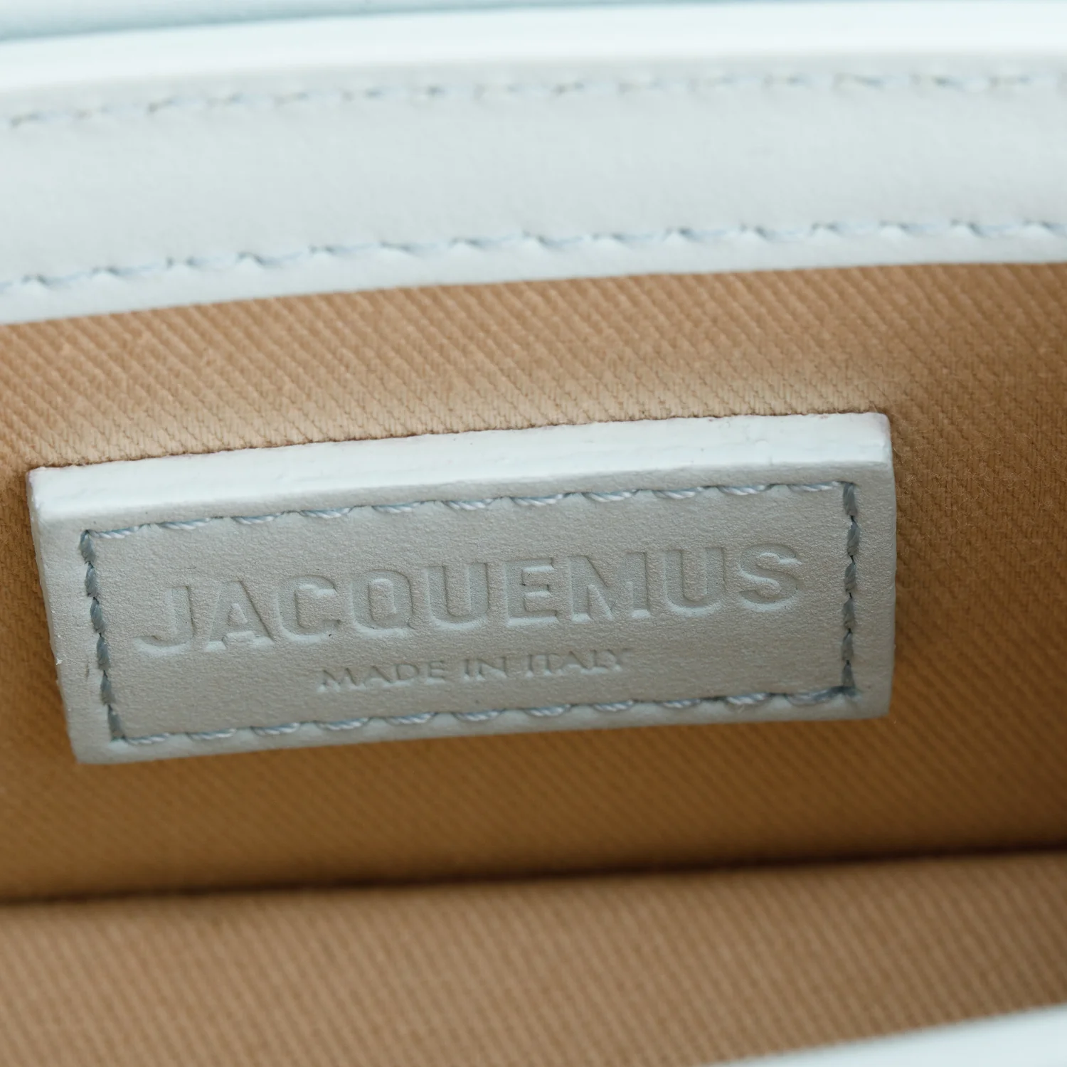 Jacquemus Blue Calfskin Leather Mini Signature Le Chiquito Handle Bag w/ Strap - Image 9