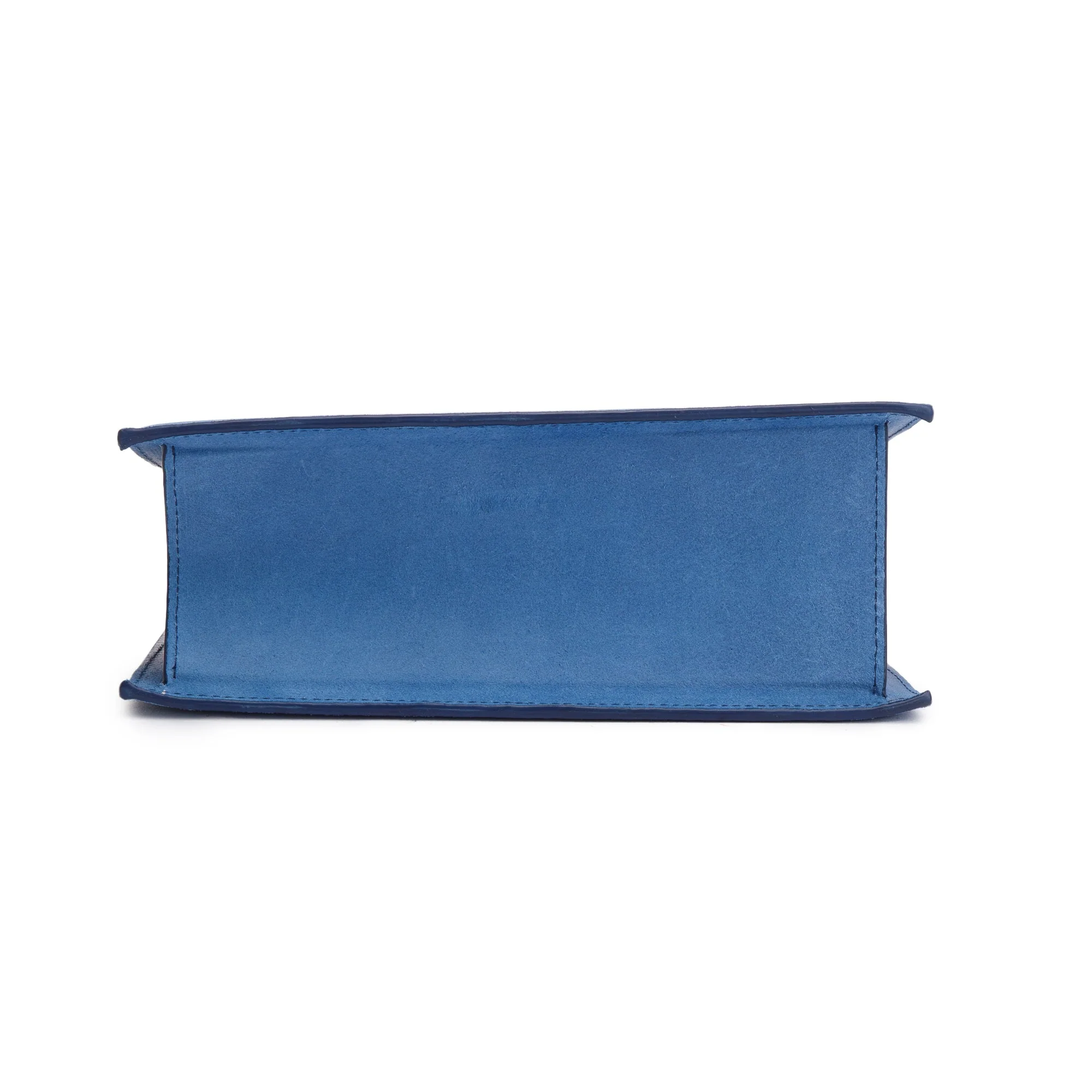 Jacquemus Blue Ombre Patent-Leather Le Grand Chiquito Moyen Bag - Image 6