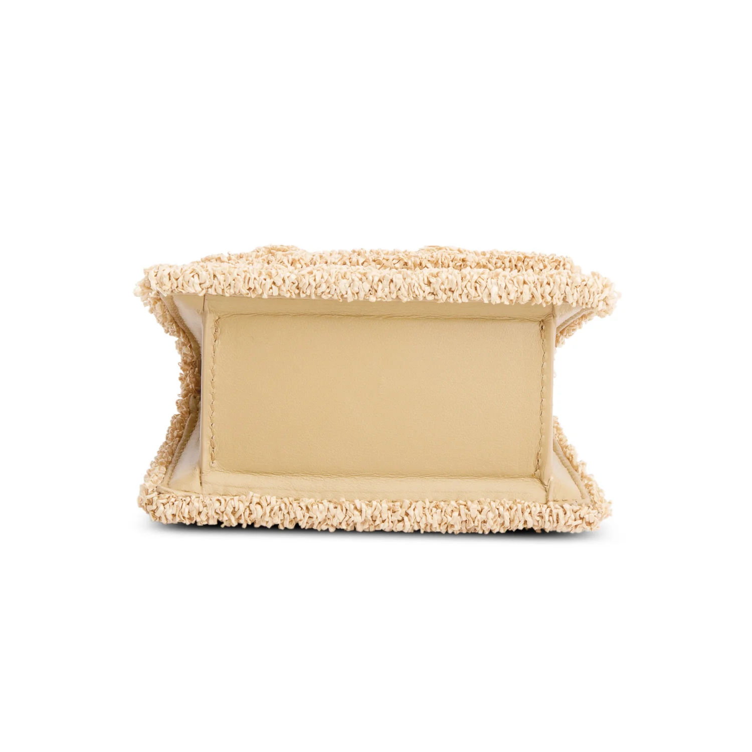 Jacquemus Brown Raffia Mini Signature Le Chiquito Handle Bag w/ Strap - Image 7