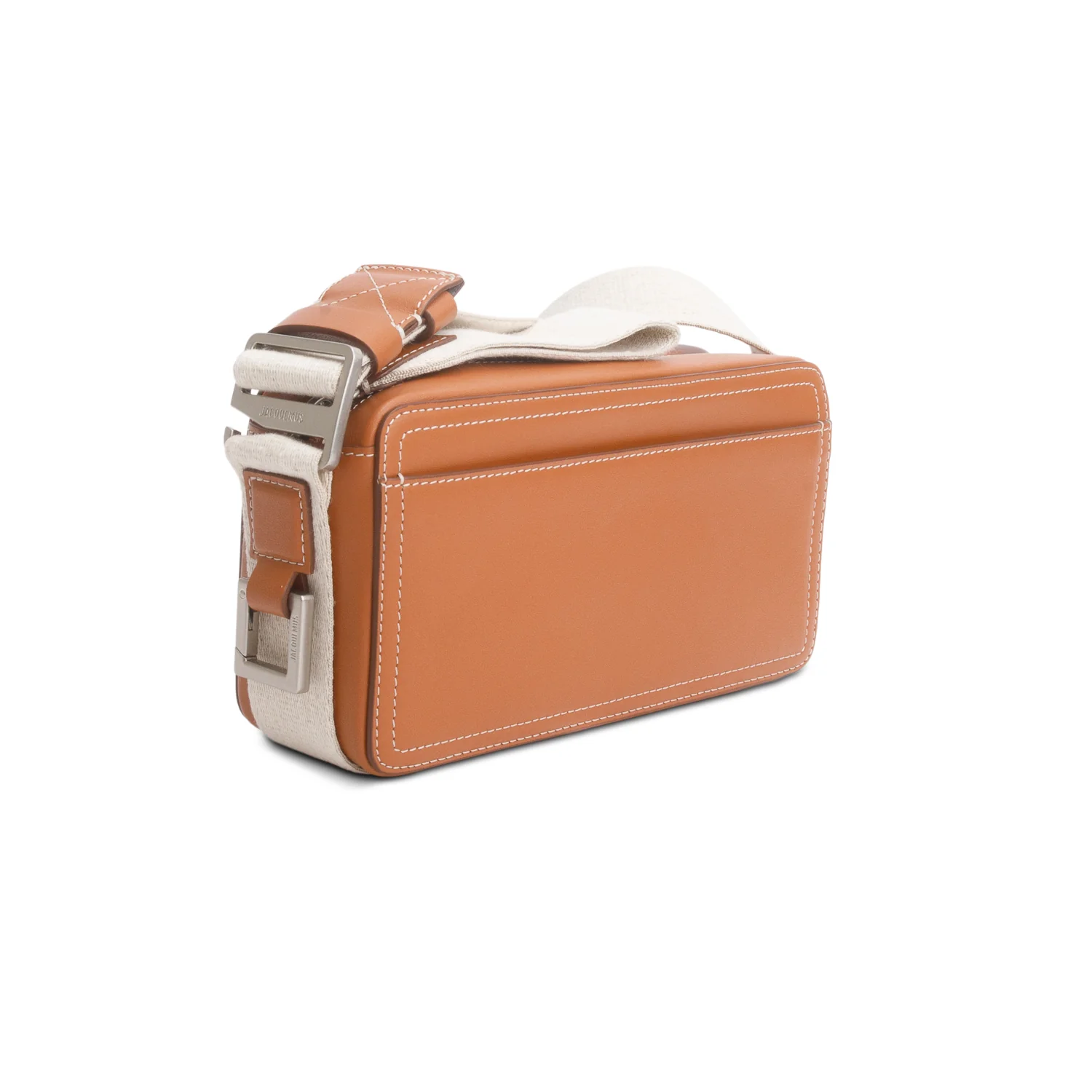 Jacquemus Brown Smooth Leather The Horizontal Cuerda Utility Bag - Image 7