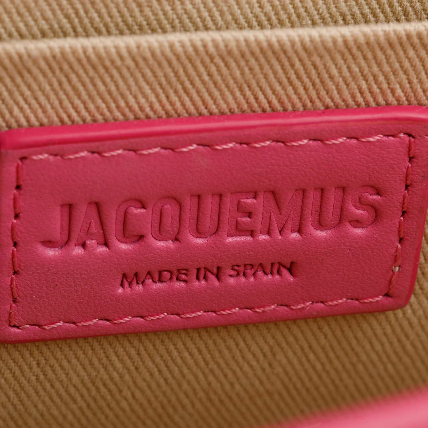 Jacquemus Pink Leather Le Sac Rond Bag w/ Strap - Image 9