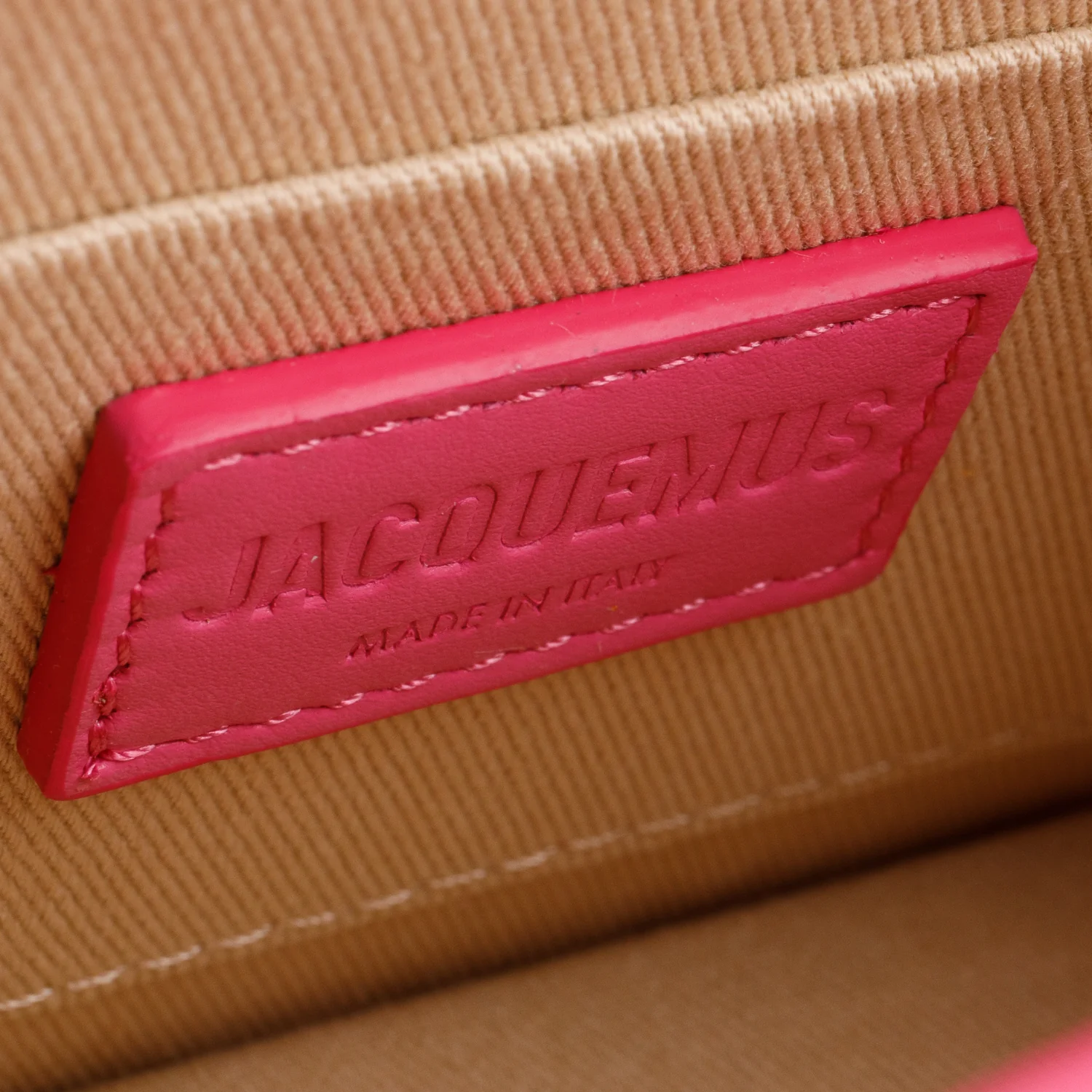 Jacquemus Pink Smooth Calfskin Le Chiquito Moyen w/ Strap - Image 8