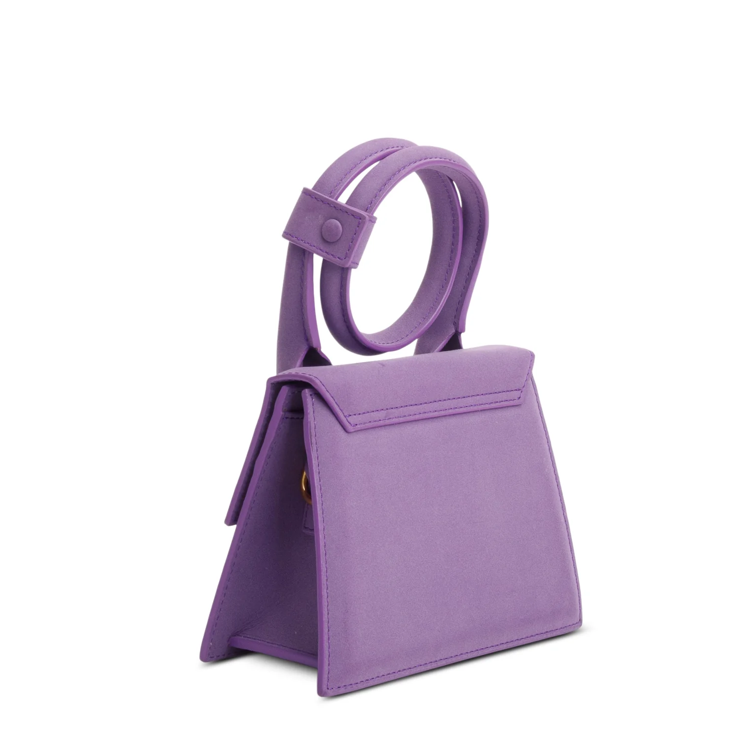 Jacquemus Purple Leather The Knot Chiquito w/ Strap - Image 6