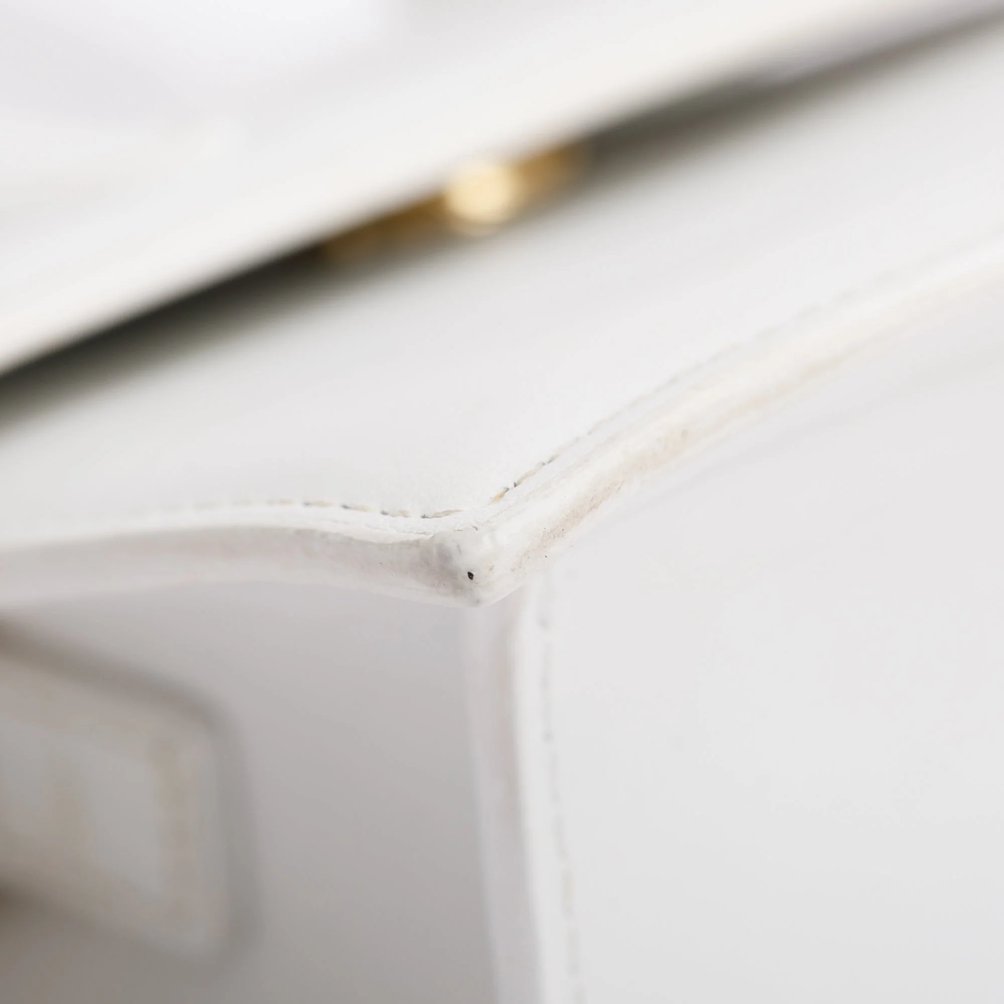 Jacquemus White Leather Le Chiquito Moyen Bag - Image 9