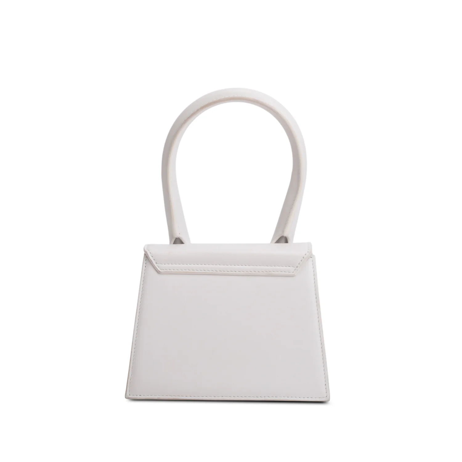 Jacquemus White Smooth Calfskin Le Chiquito Moyen w/ Strap - Image 5