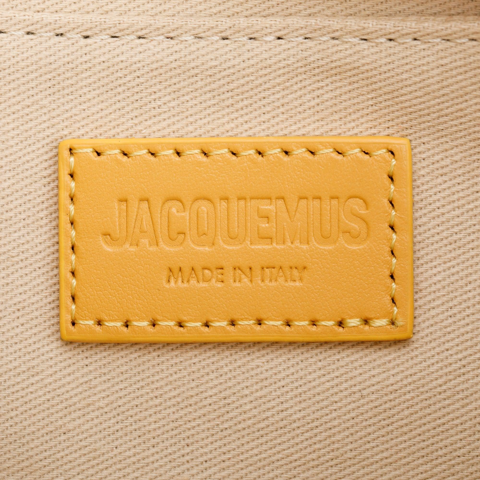Jacquemus Yellow Leather Le Bisou Bag - Image 7