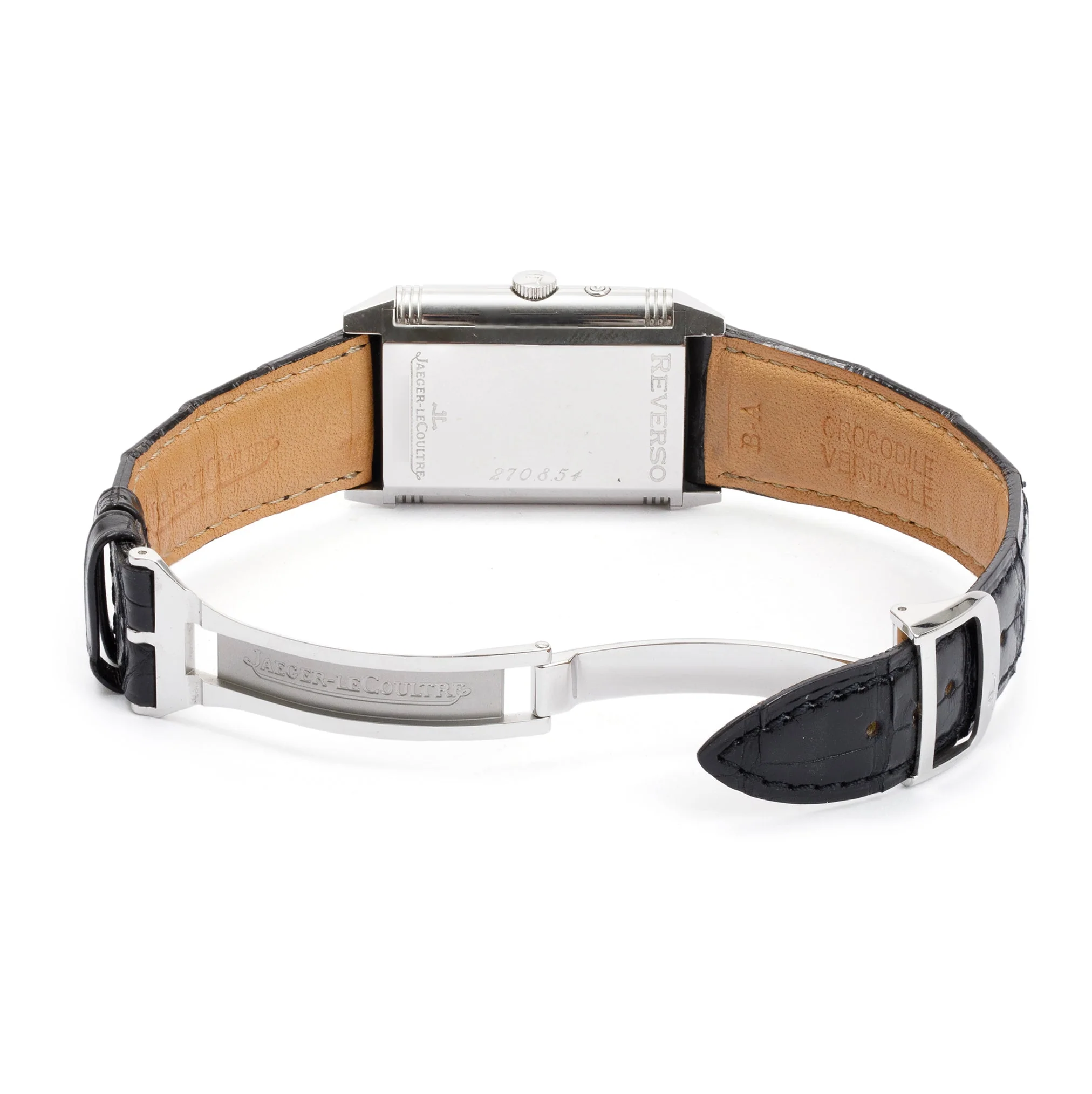 Jaeger LeCoultre Stainless Steel Reverso Duoface Watch w/ Box & Papers - Image 4