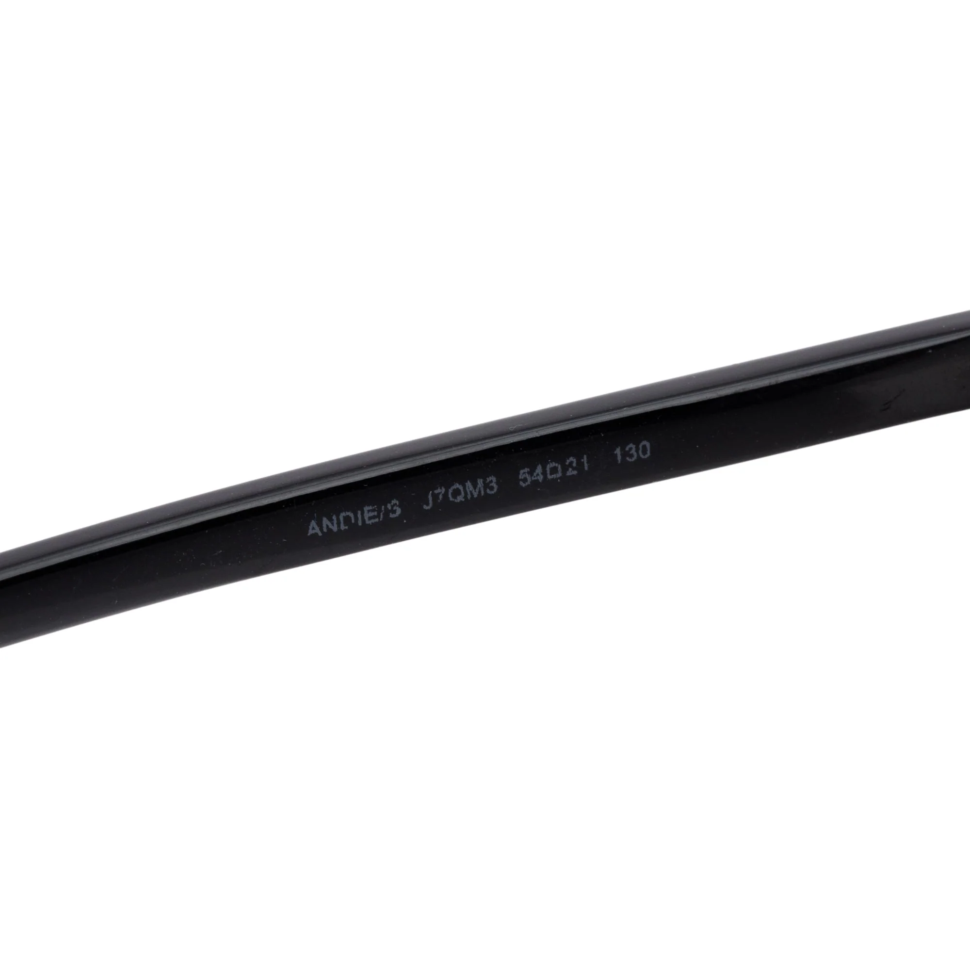 Jimmy Choo Andie/S Black Acetate Glitter Round Sunglasses w/ Case - Image 4