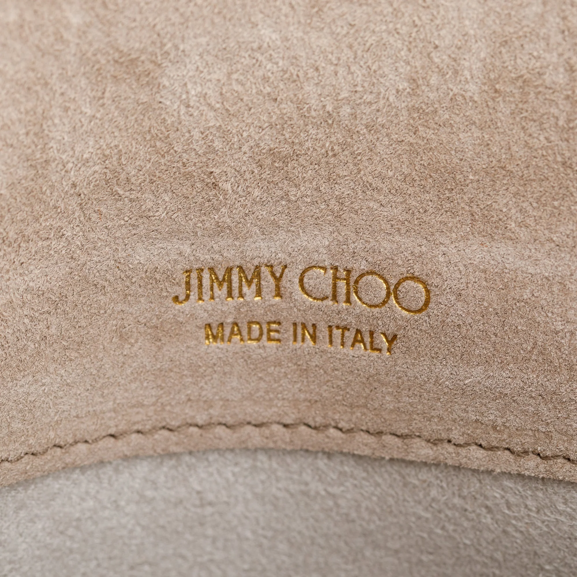 Jimmy Choo Gold Glitter Rosetta Envelope Clutch w/ Authenticity Card - Image 5