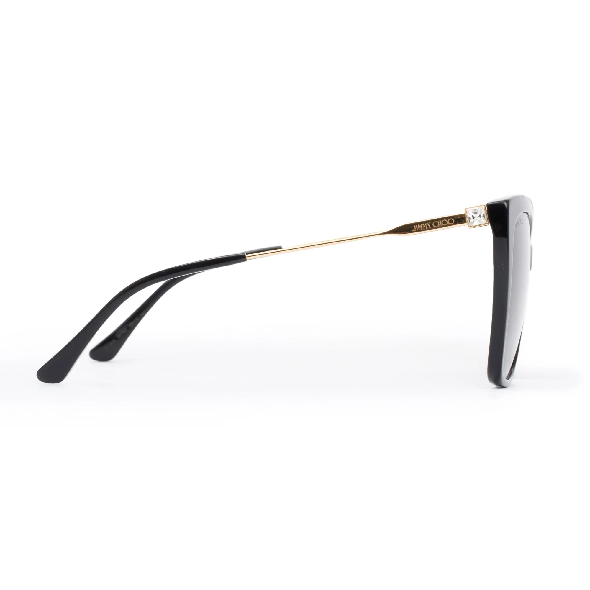 Jimmy Choo Seba/S Black Acetate Butterfly Sunglasses - Image 2