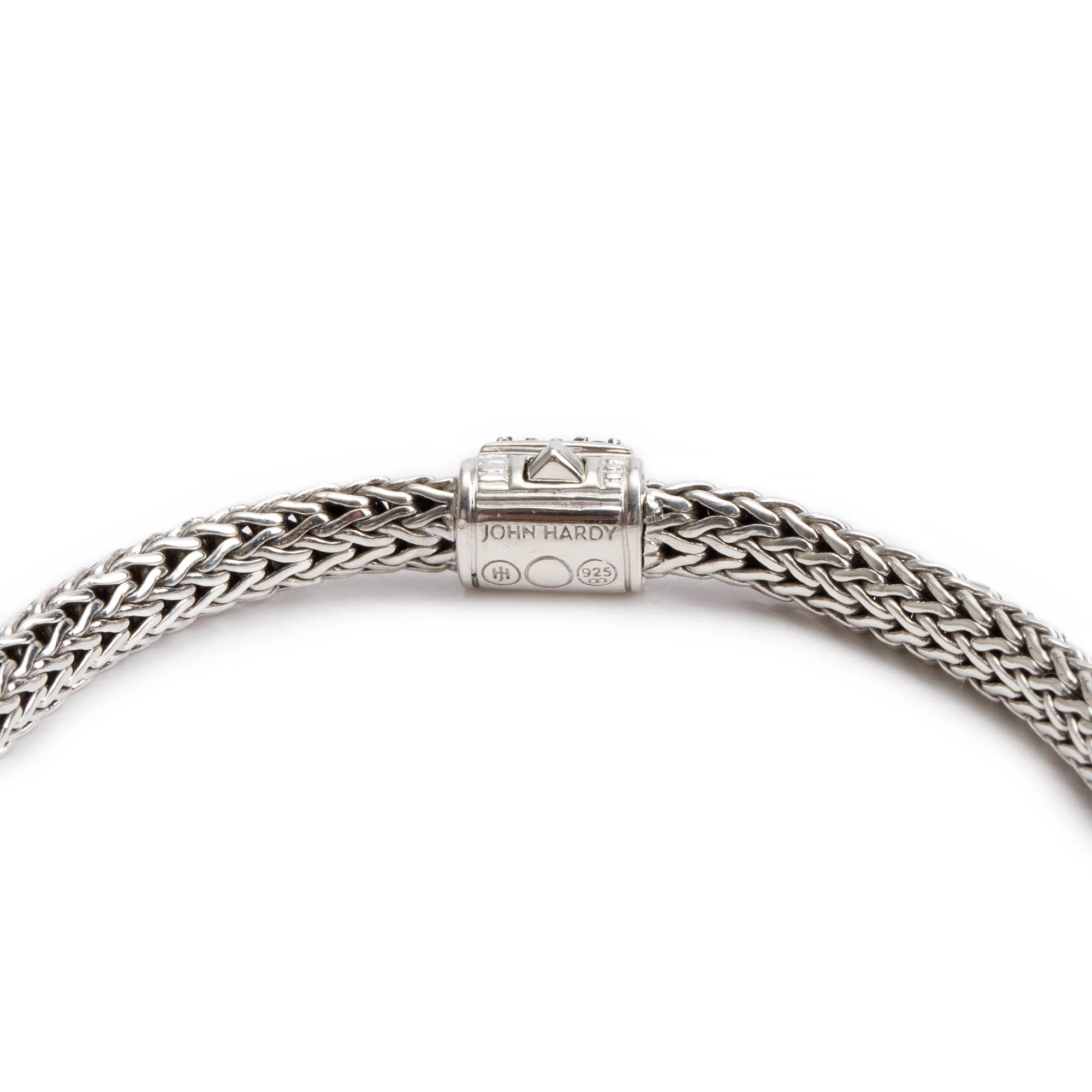 John Hardy Sterling Silver 5 MM Classic Chain Bracelet with Black Sapphire - Image 3