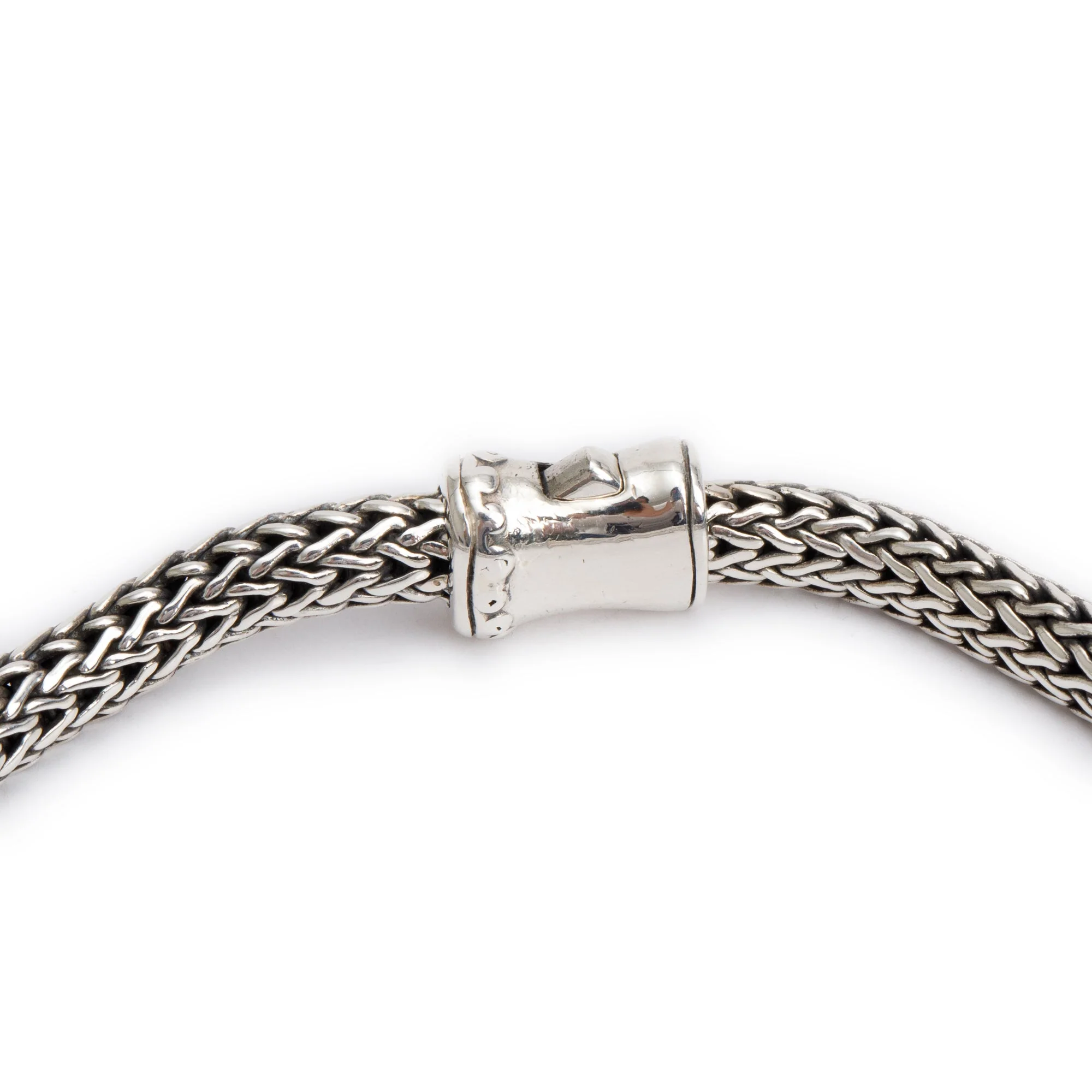 John Hardy Sterling Silver Bamboo Chain Bracelet - Image 3
