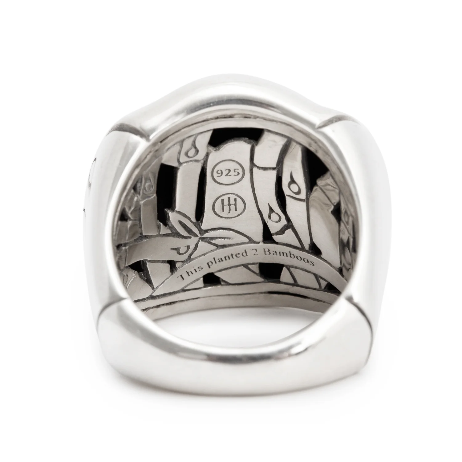 John Hardy Sterling Silver Bamboo Dome Ring, Size 7.25 - Image 3