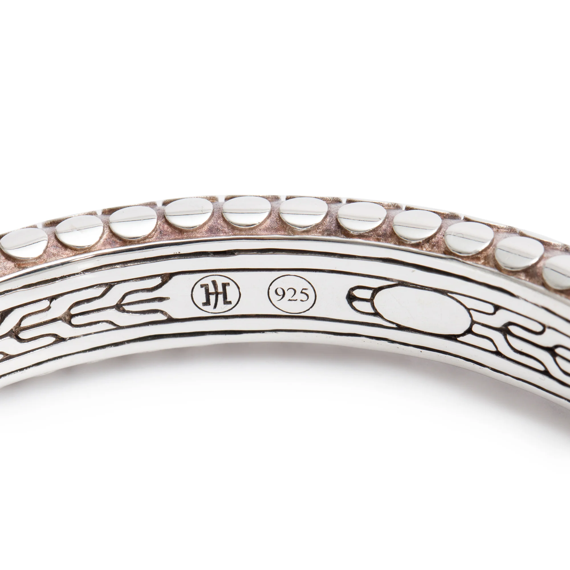 John Hardy Sterling Silver Dot Bangle - Image 3