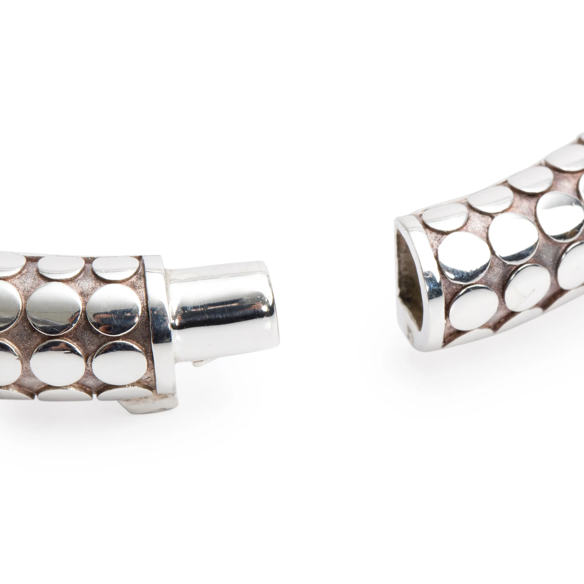 John Hardy Sterling Silver Dot Bangle - Image 4