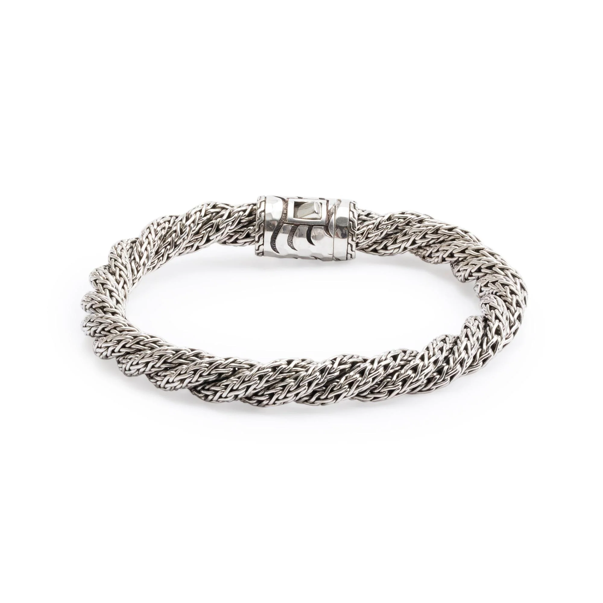 John Hardy Sterling Silver Palu Macan Twist Bracelet