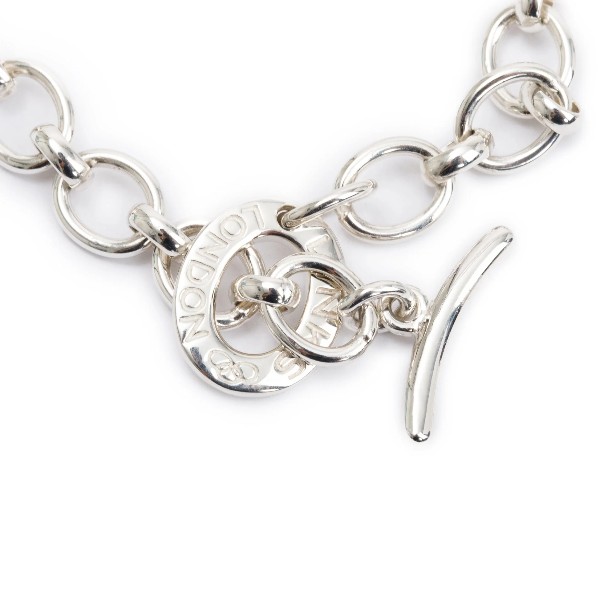 Links of London Sterling Silver Charm Bracelet w/ Box - Image 3