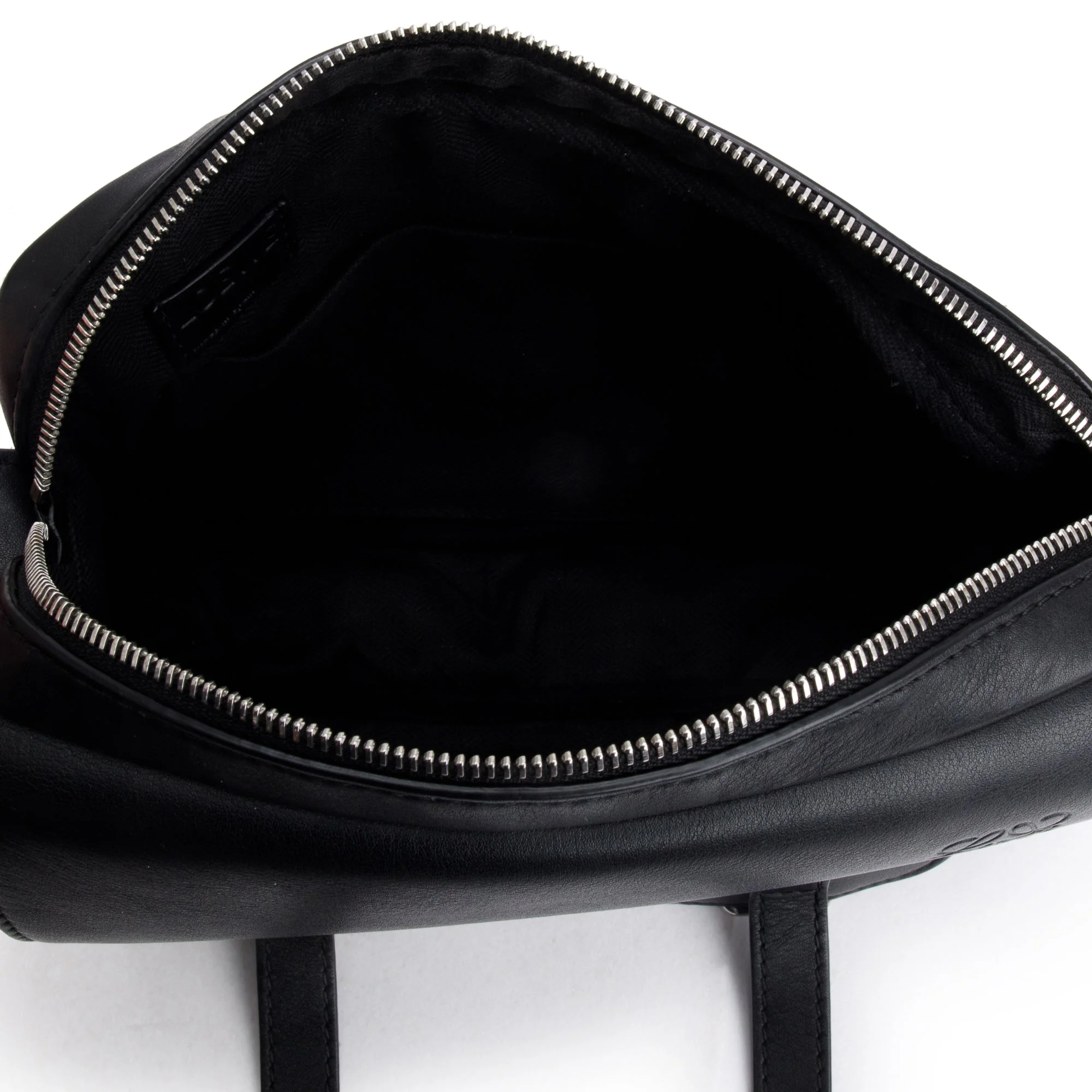 Loewe Black Supple Smooth Leather Jacquard XS Military Messenger Bag - Image 8