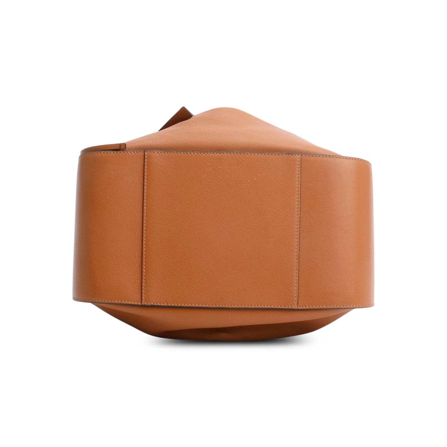 Loewe Brown Calfskin Leather Small Hammock Bag - Image 6