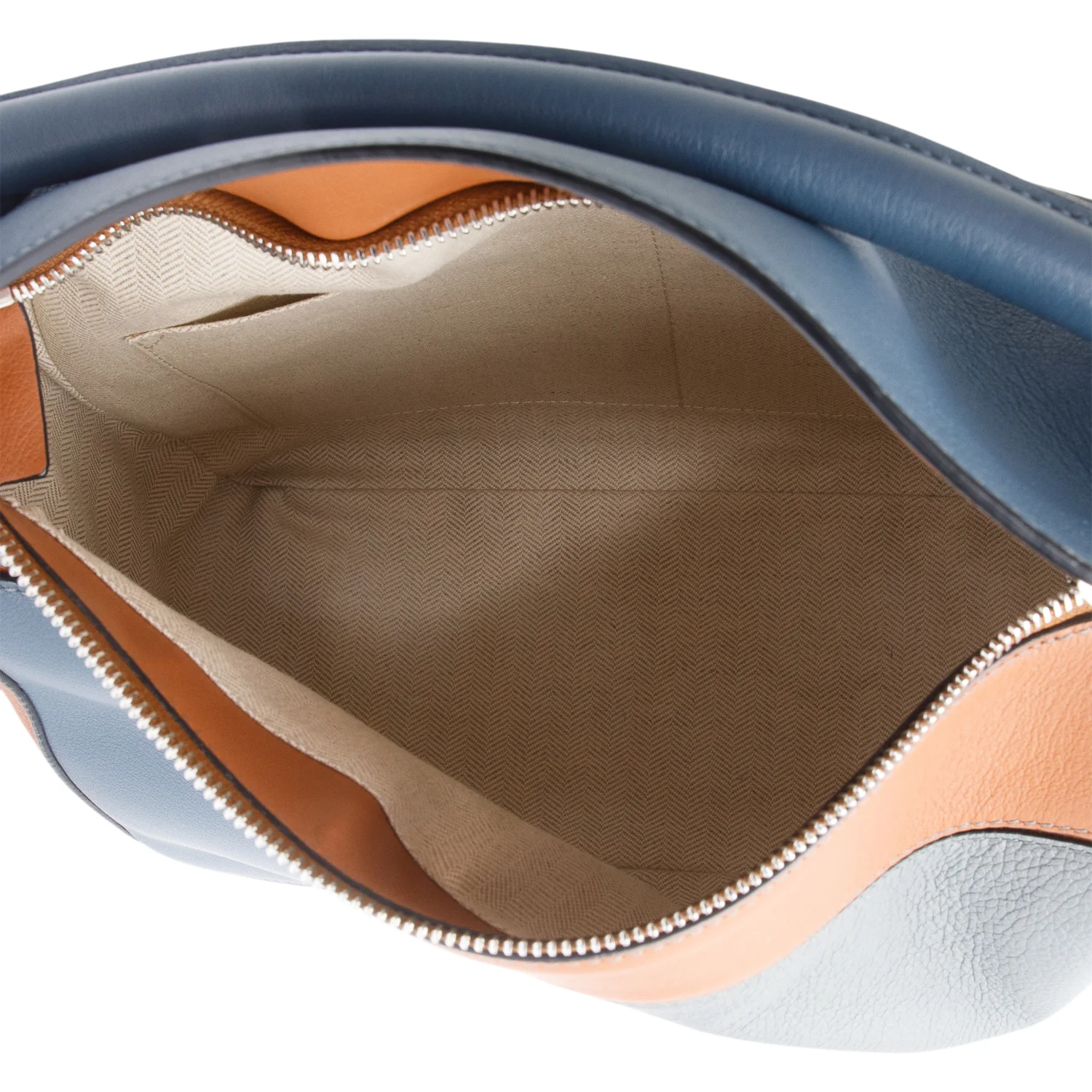 Loewe Tricolor Calfskin Leather Medium Puzzle Bag w/ Strap - Image 8