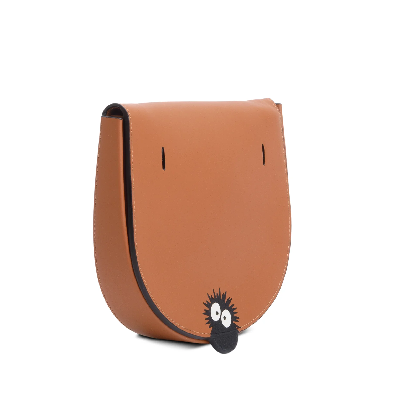Loewe x Studio Ghibli Brown Leather Small Heel Pouch - Image 6
