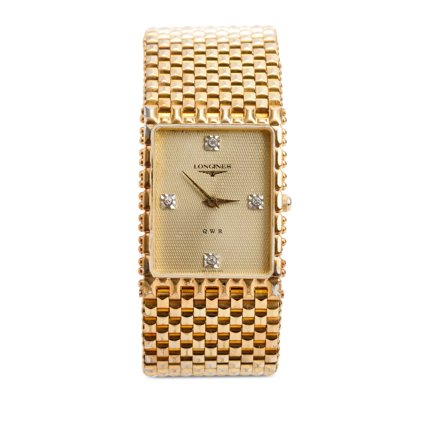 Longines Gold Plated Stainless Steel Classique Quartz Watch Gold Dial