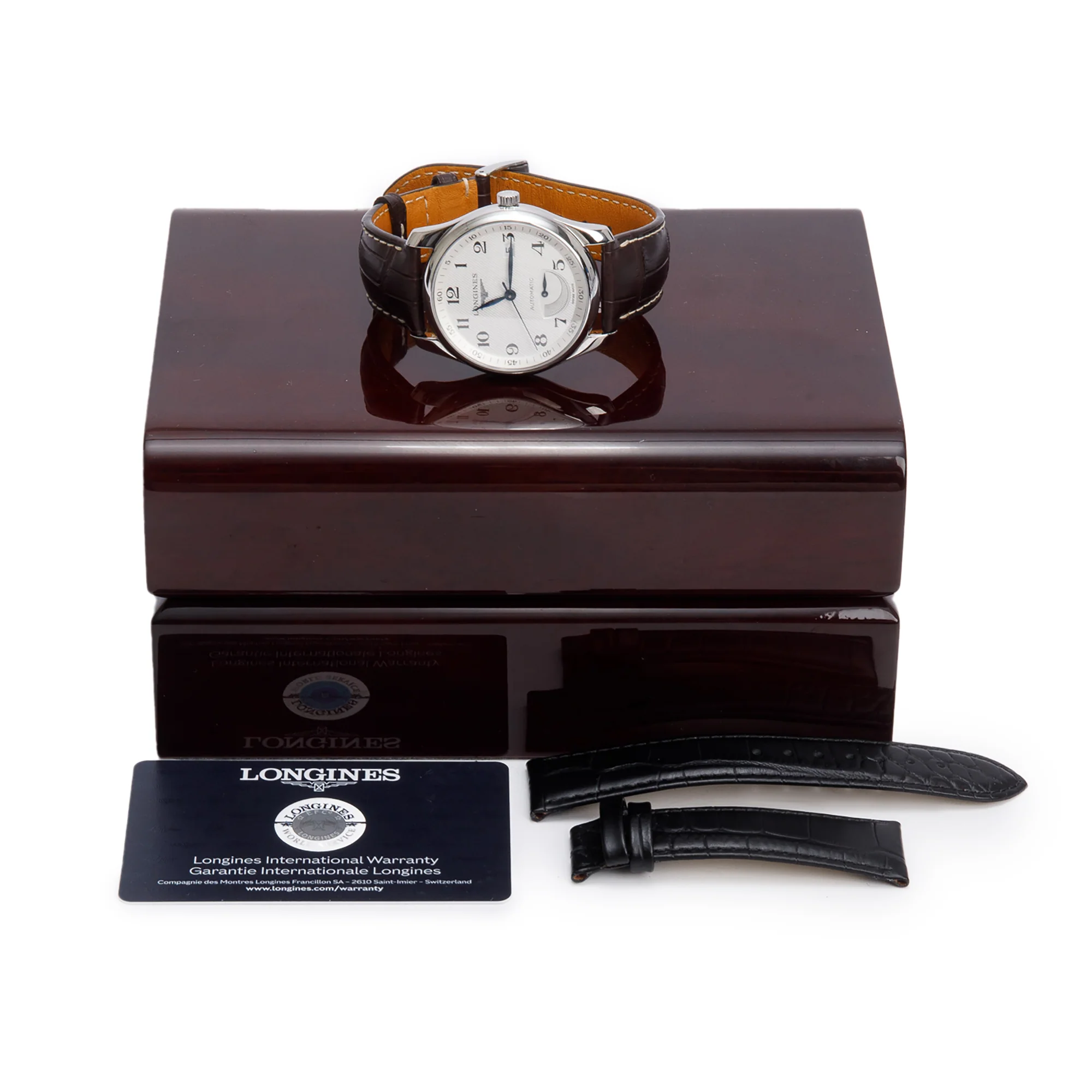 Longines Stainless Steel Master Collection 40 MM Automatic Watch w/ Box & Papers - Image 2