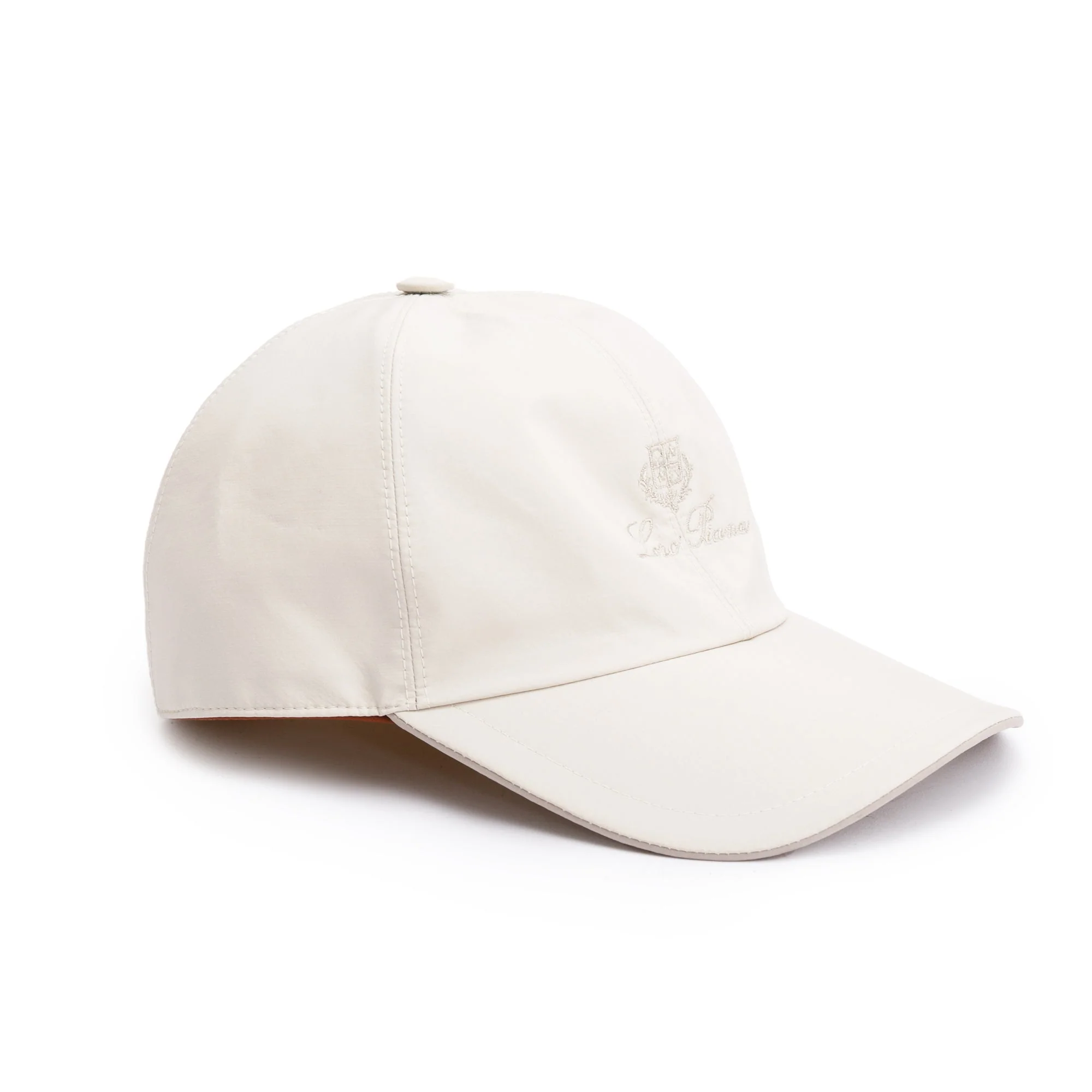 Loro Piana Ivory Microfiber Baseball Cap, Size M - Image 2