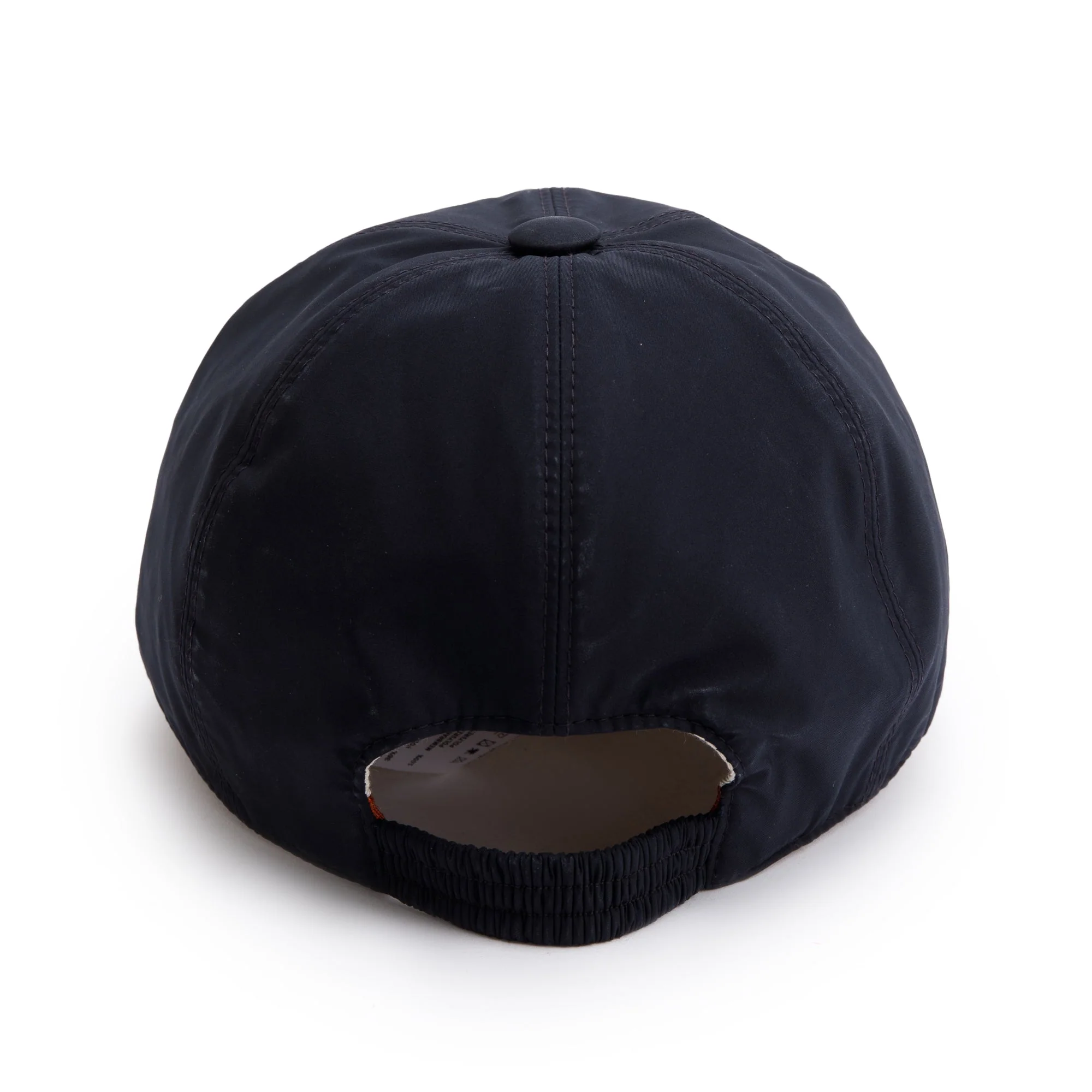 Loro Piana Navy Microfiber Baseball Cap, Size M - Image 3