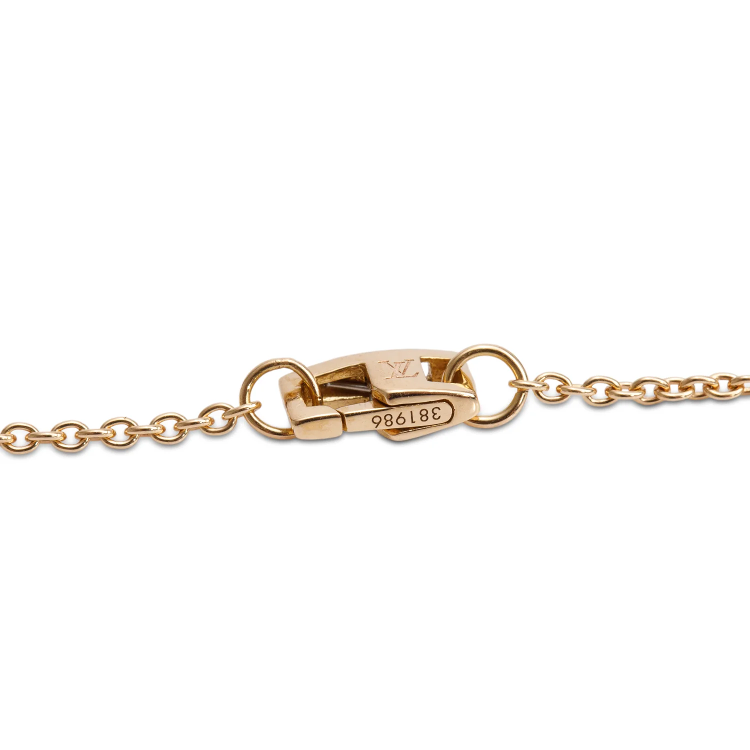 Louis Vuitton 18k Rose Gold Diamond Idylle Blossom Pendant Necklace w/ Box - Image 4