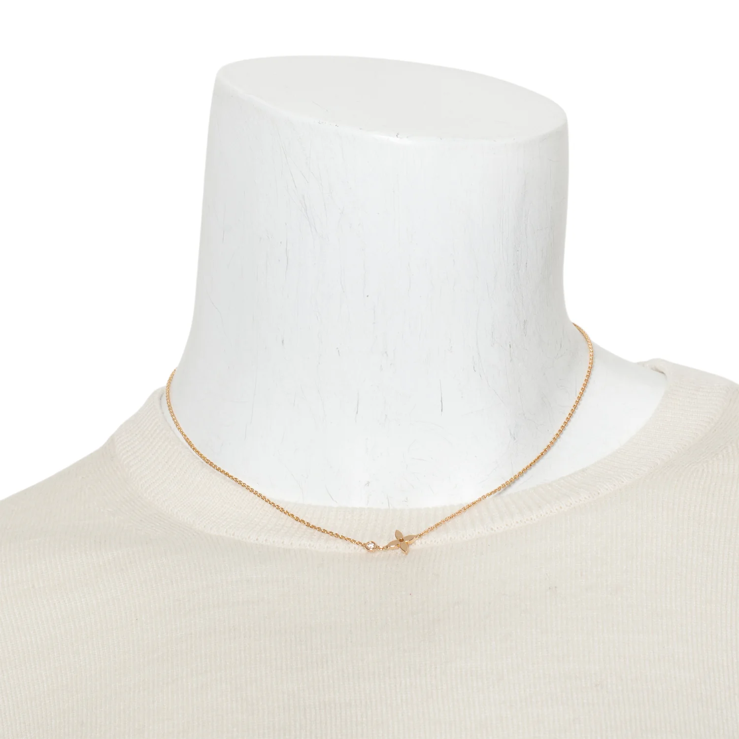 Louis Vuitton 18k Rose Gold Diamond Idylle Blossom Pendant Necklace w/ Box & Receipt - Image 2