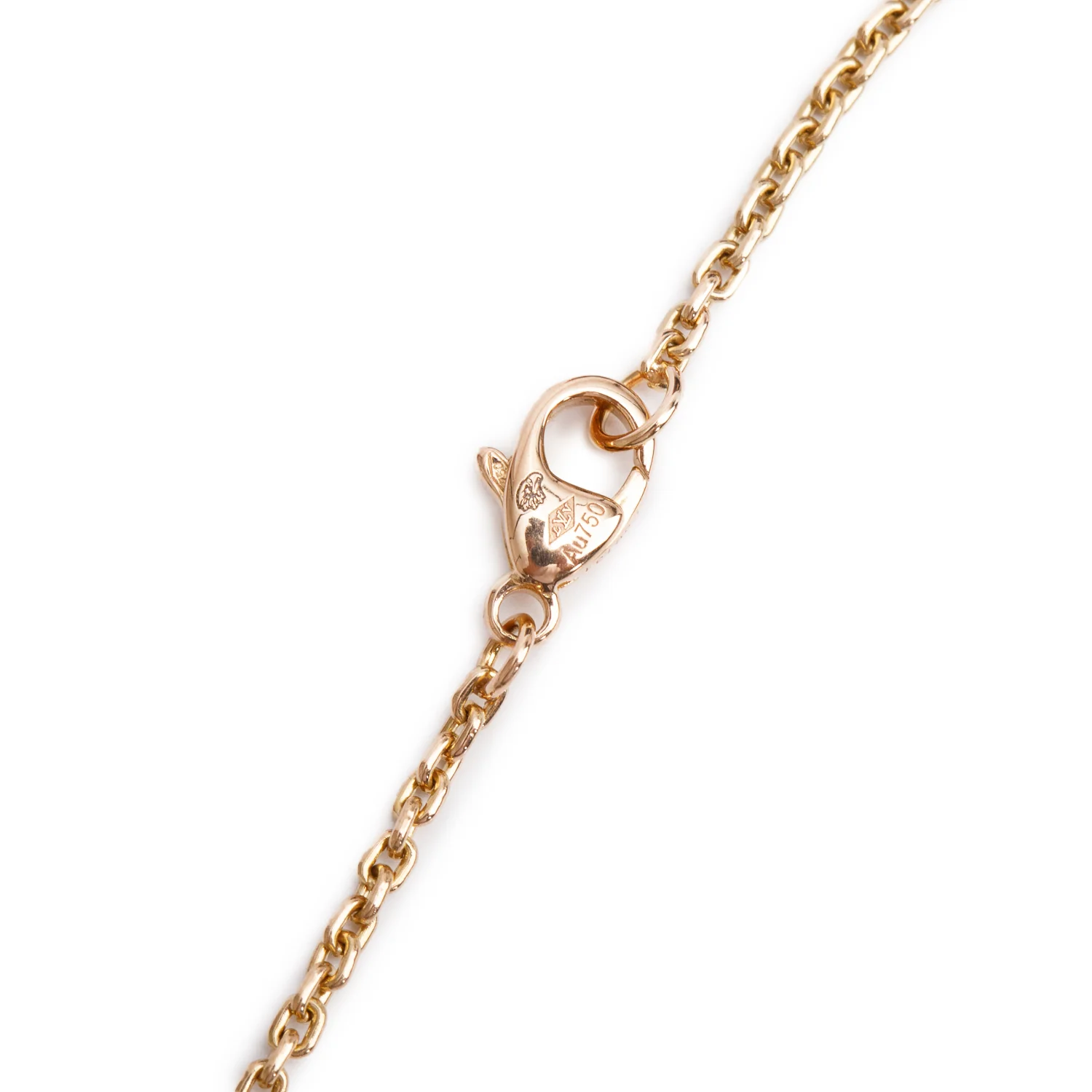 Louis Vuitton 18k Rose, Yellow & White Gold Diamond Idylle Blossom XL 3 Golds Necklace w/ Box - Image 4