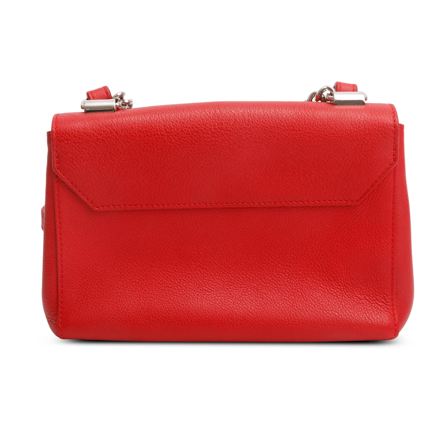 Louis Vuitton 2015 Red Calfskin Lock Me II Chain Bag BB w/ Box & Receipt - Image 6