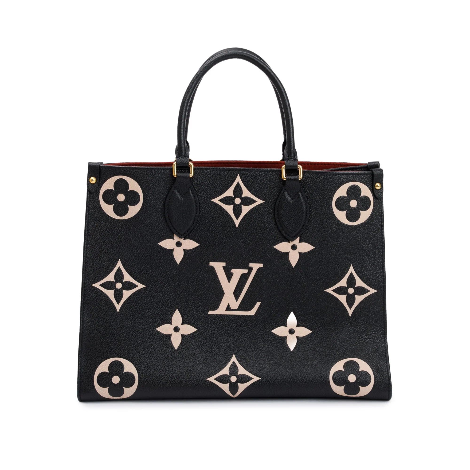 Louis Vuitton 2020 Bicolor Monogram Empreinte Leather OnTheGo MM - Image 5